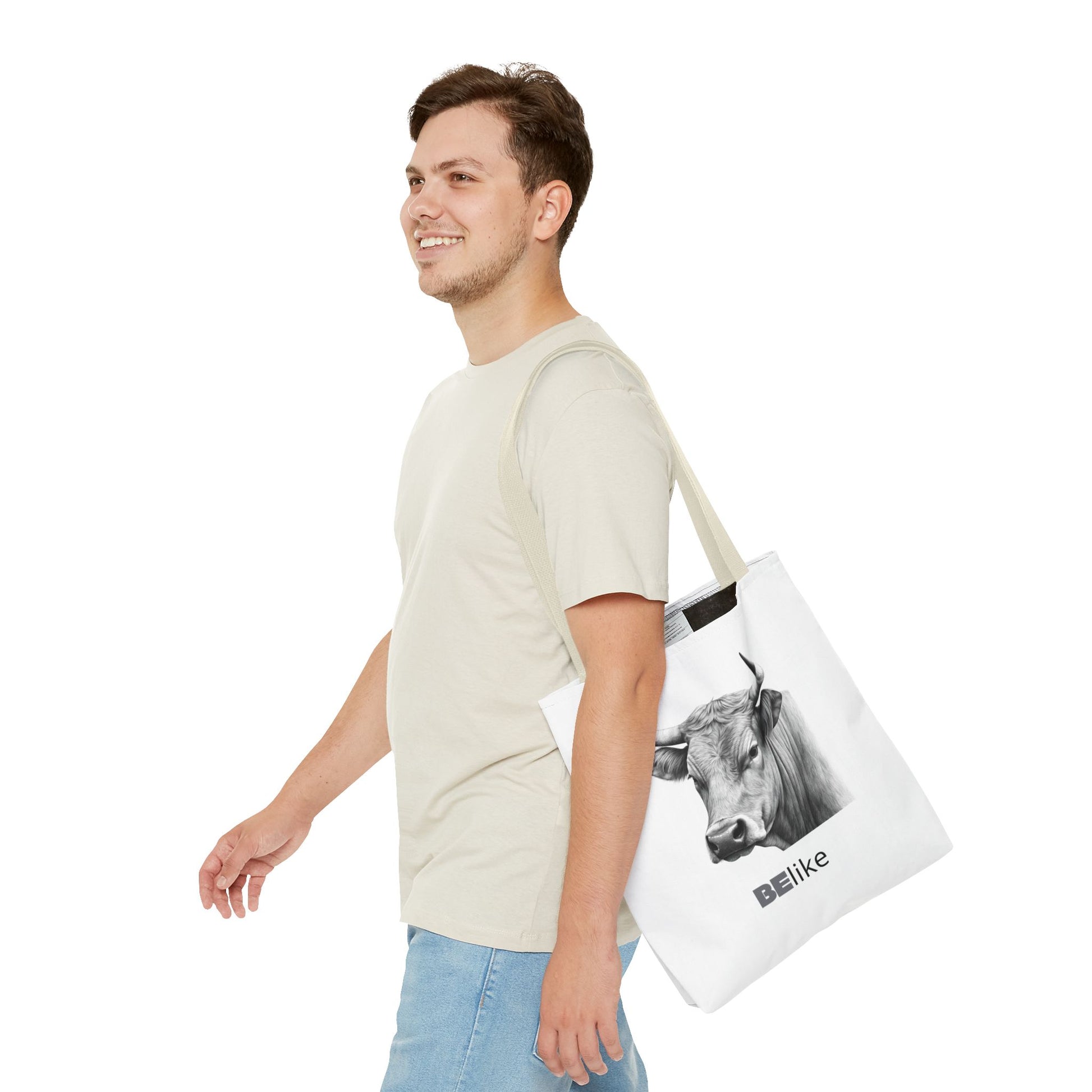 BElike the Bull Tote Bag | Strong & Stylish Animal Spirit Bag | BElike.store