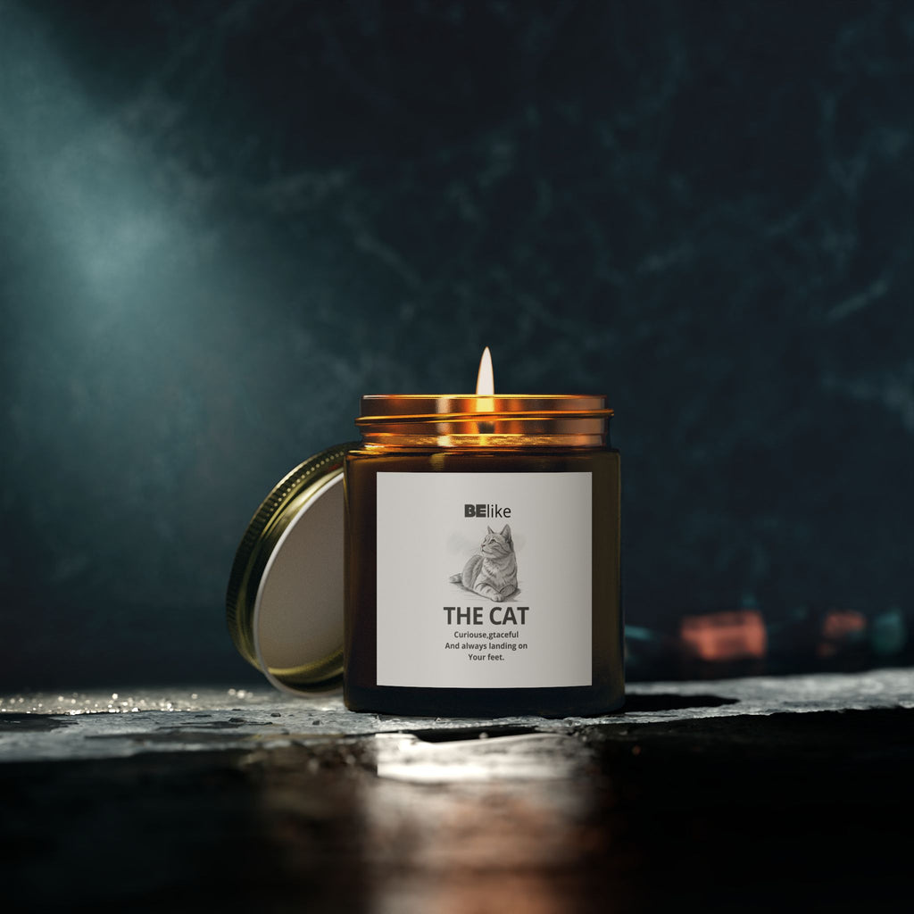 BElike The Cat Scented Candle - Coconut Apricot Wax (4oz, 9oz)