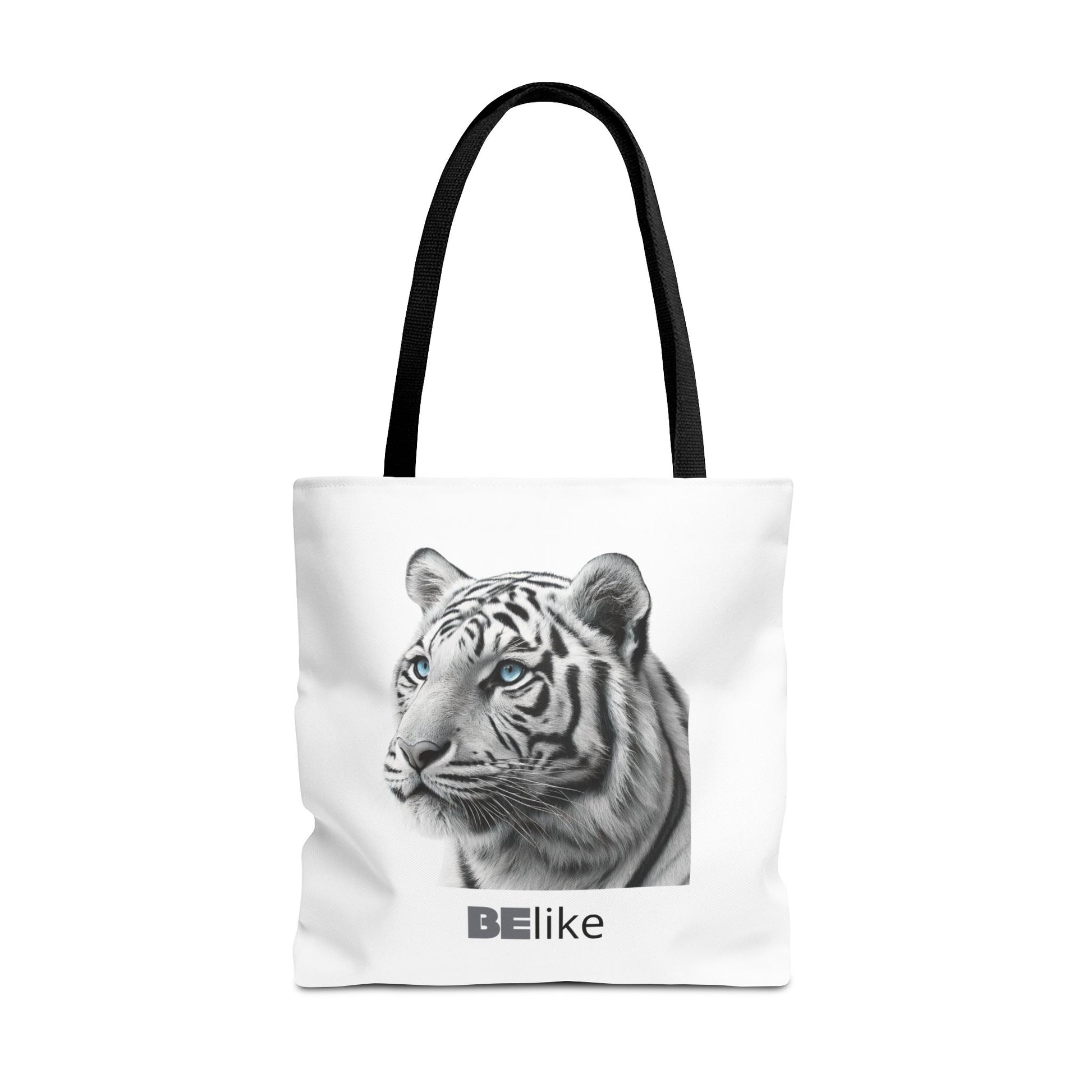 BElike the White Tiger Tote Bag | Independent & Strong | BElike.store