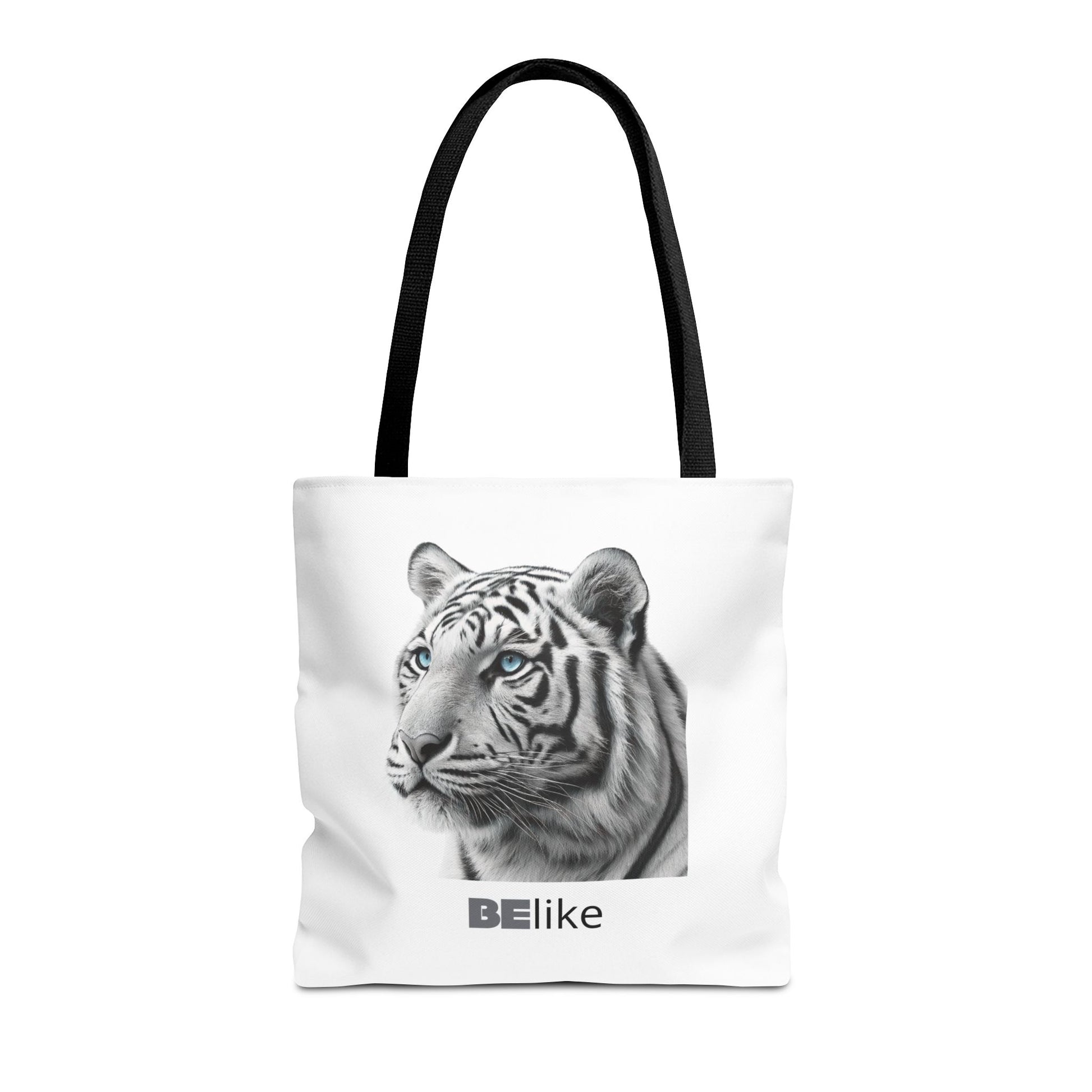 BElike the White Tiger Tote Bag | Independent & Strong | BElike.store