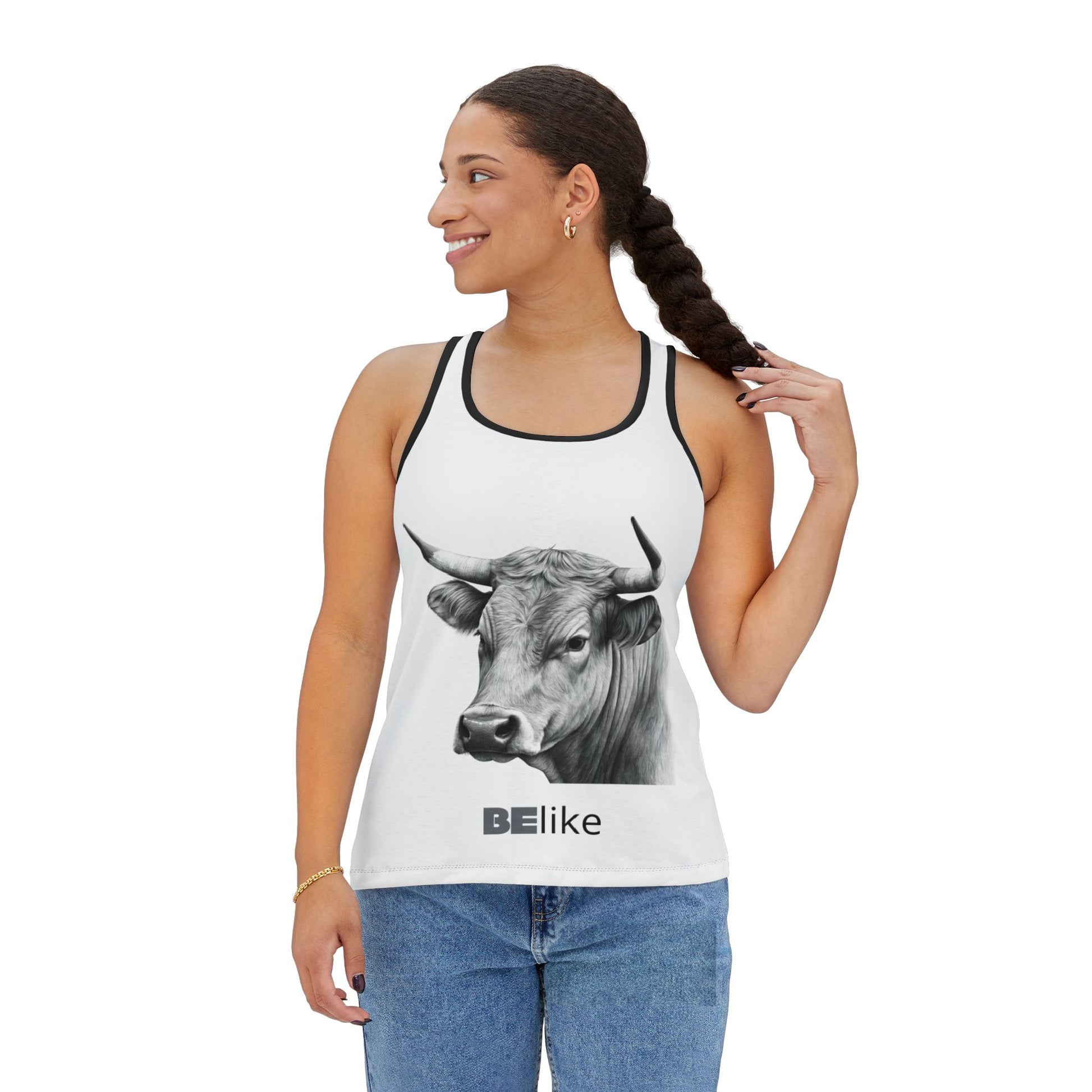 Elike the Bull Women’s Tank Top | Strength & Spirit Apparel | BElike.store