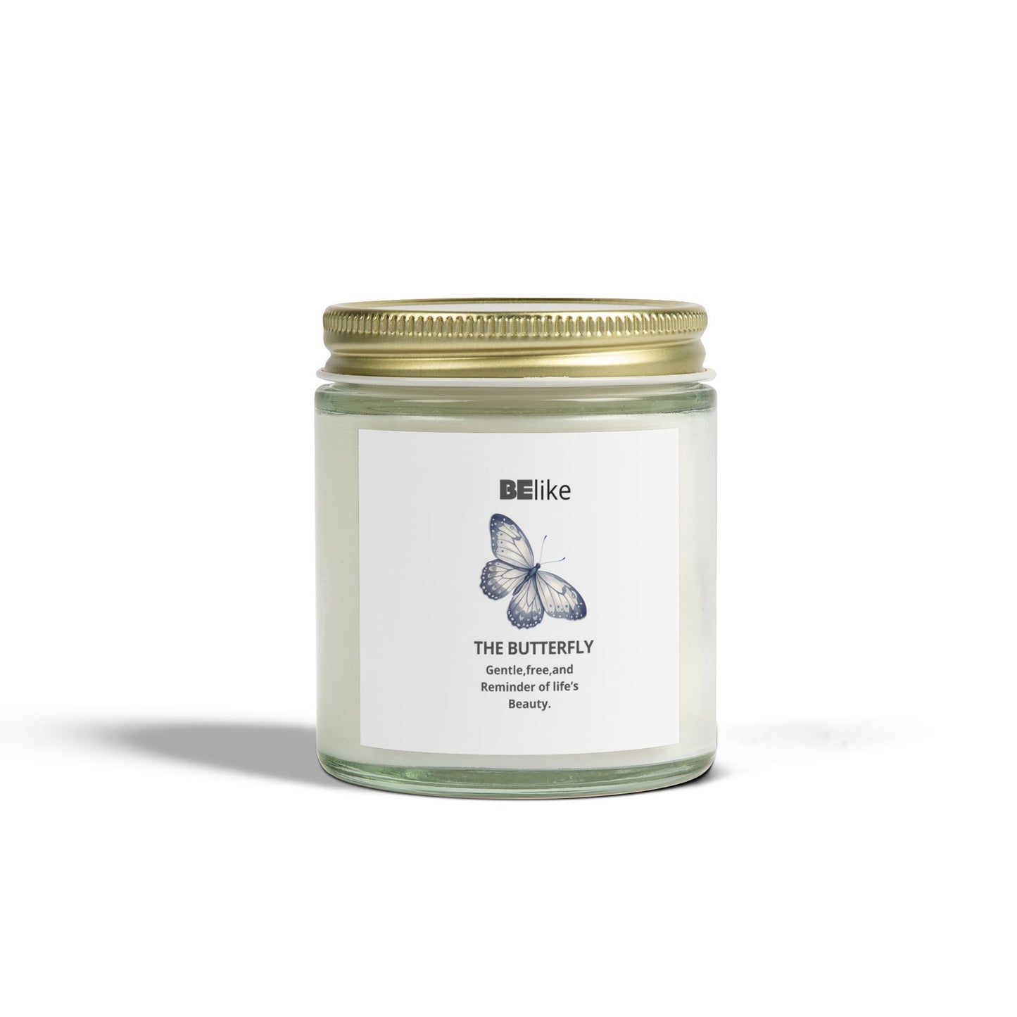 BElike The Butterfly Scented Candle - Coconut Apricot Wax (4oz, 9oz)