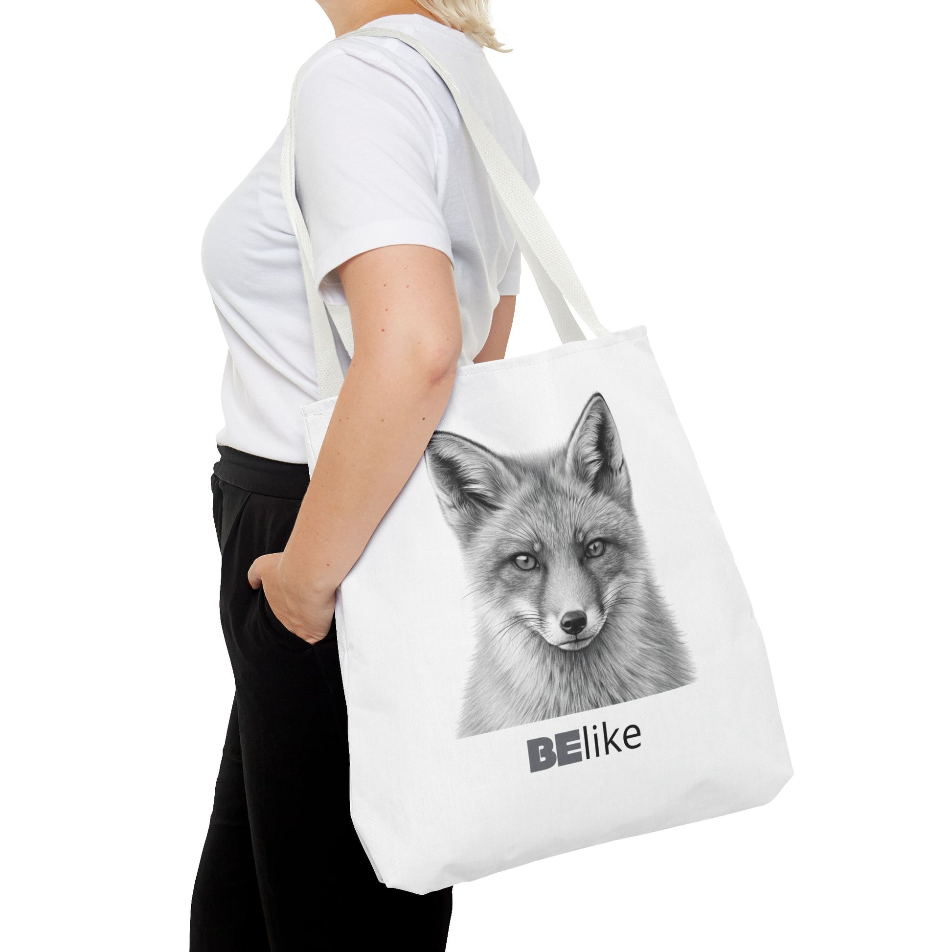 BElike the Fox Tote Bag | Inspirational Spirit Animal Tote | BElike.store