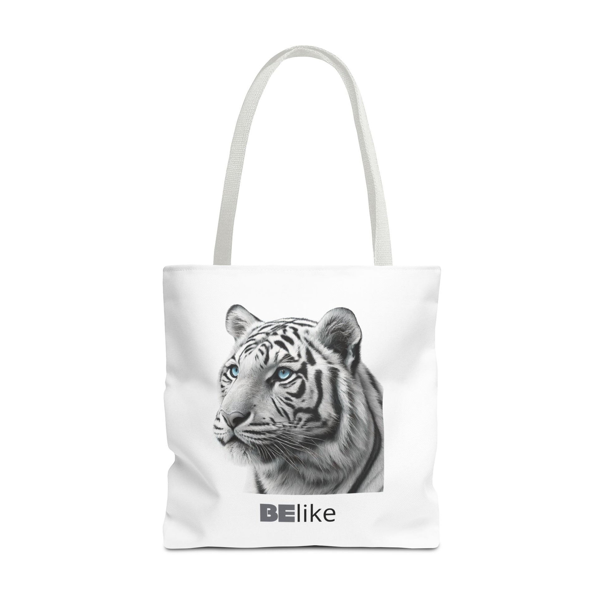 BElike the White Tiger Tote Bag | Independent & Strong | BElike.store