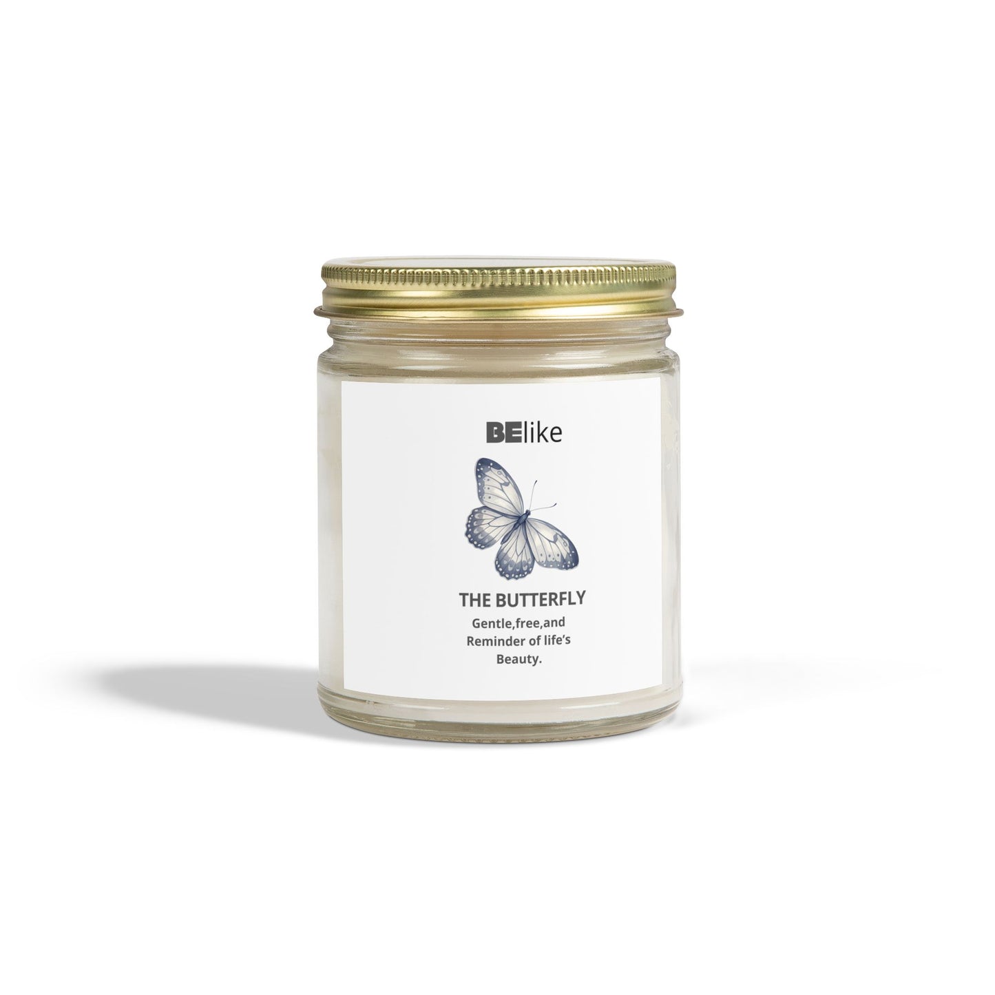 BElike The Butterfly Scented Candle - Coconut Apricot Wax (4oz, 9oz)