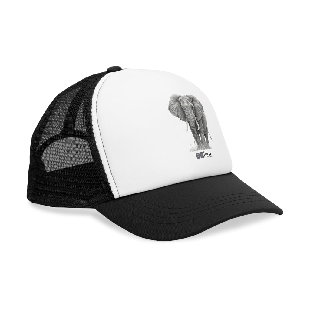 BElike the Elephant Trucker Cap | Quiet Strength On the Go | BElike.store