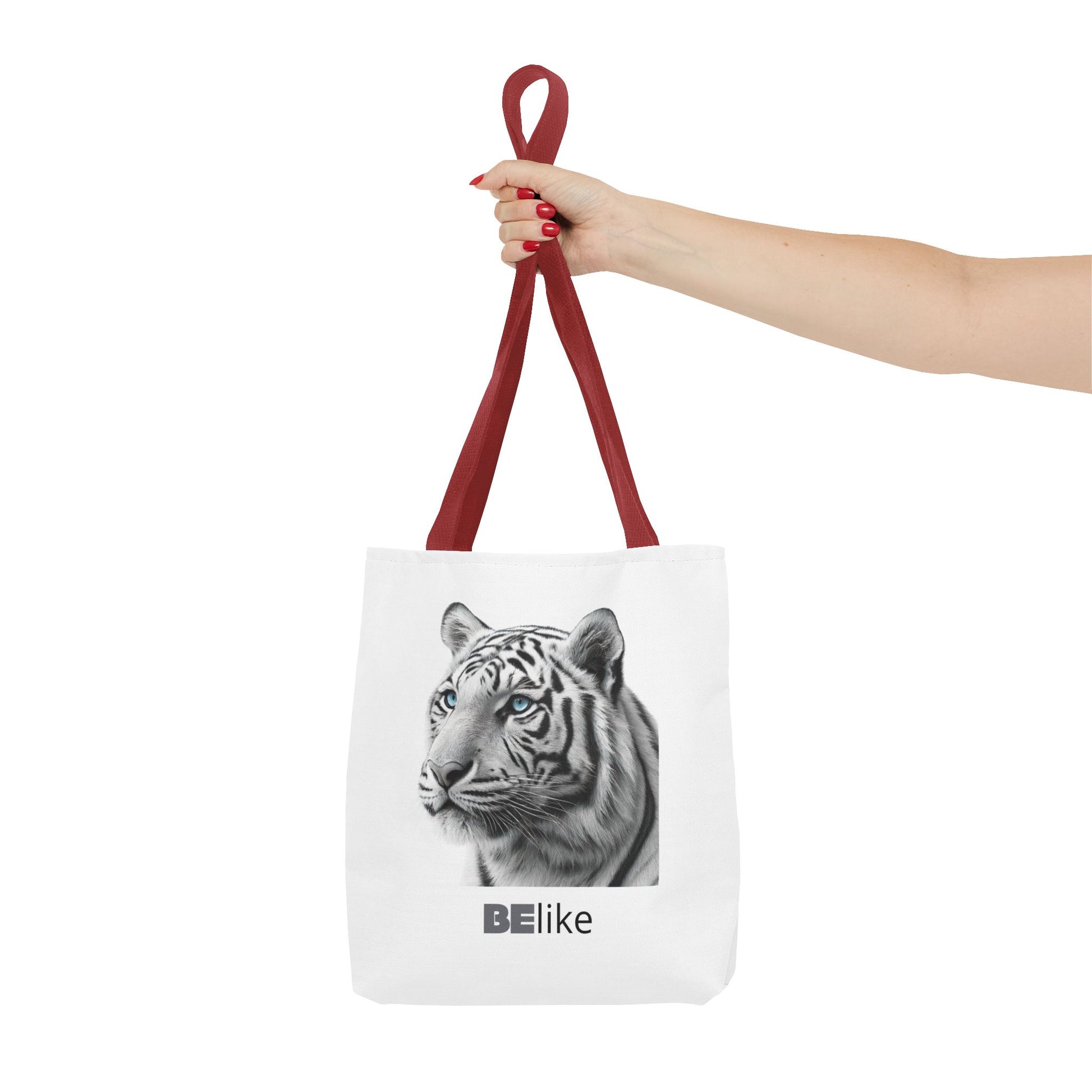 BElike the White Tiger Tote Bag | Independent & Strong | BElike.store