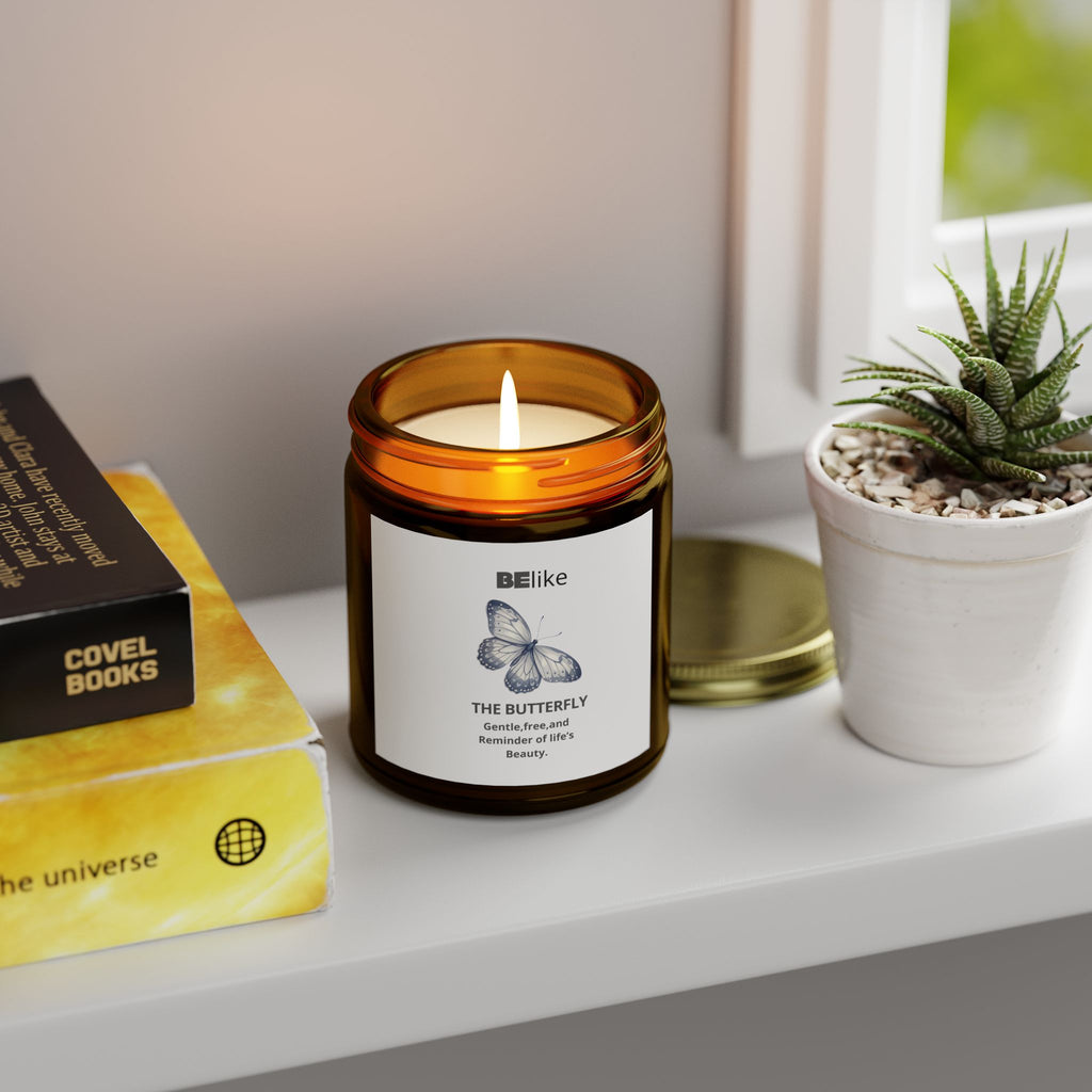 BElike The Butterfly Scented Candle - Coconut Apricot Wax (4oz, 9oz)