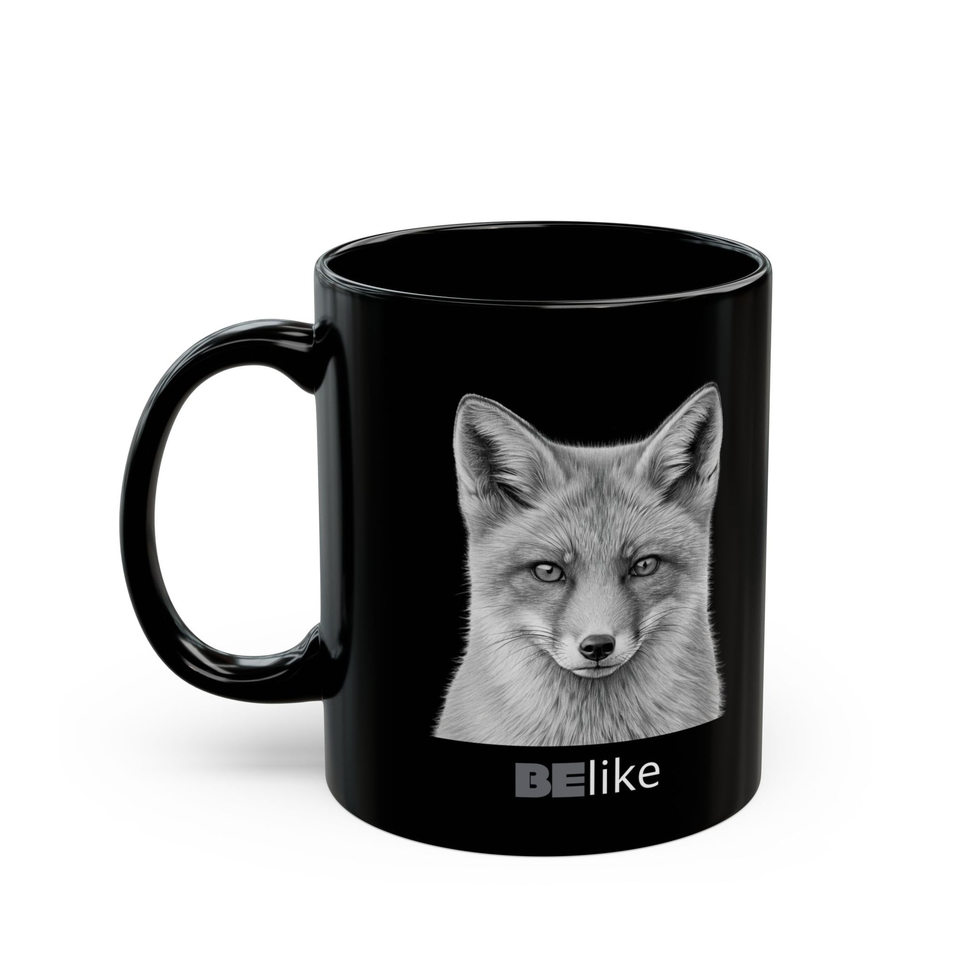 Sharp, quick, adaptable – fox-themed coffee mug