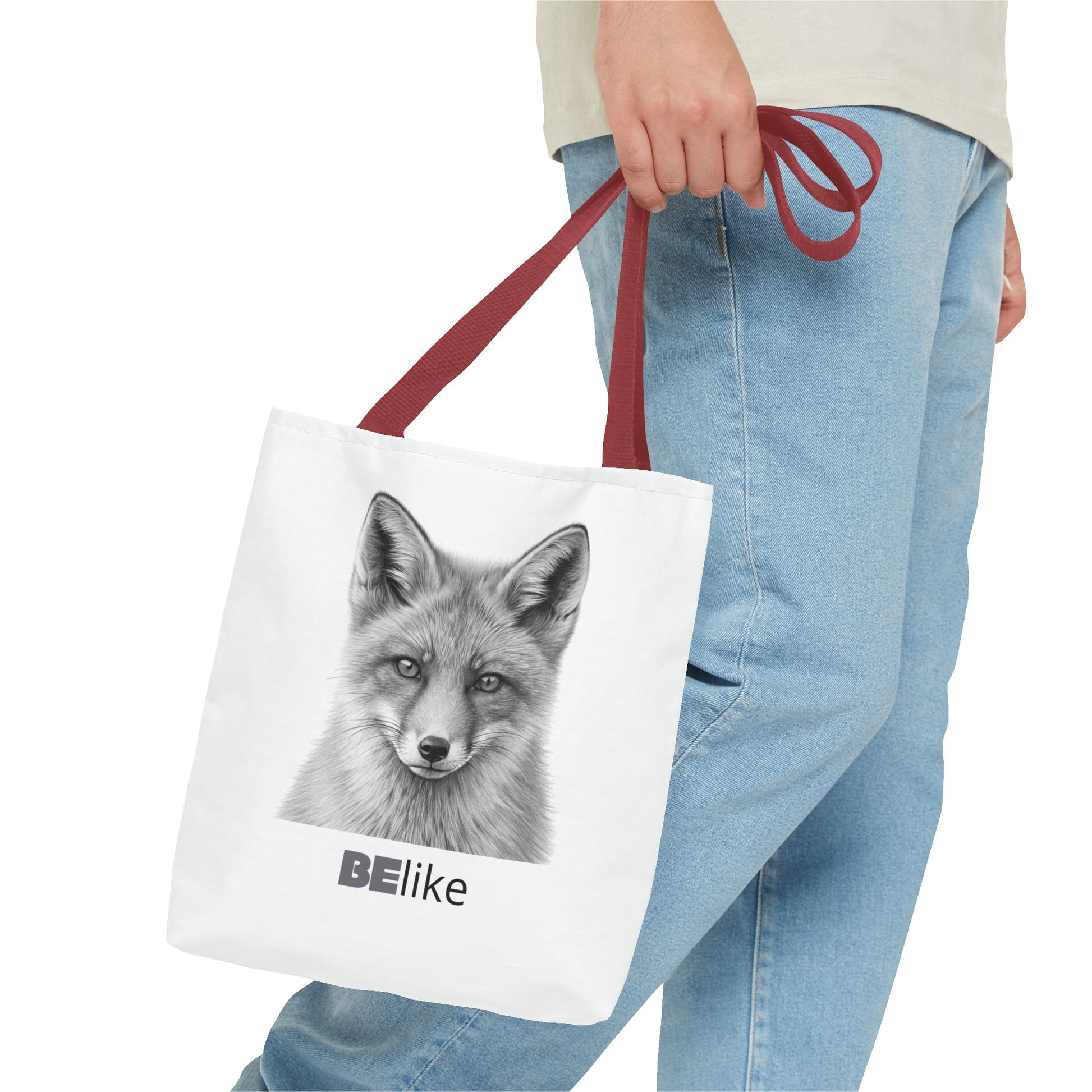 BElike the Fox Tote Bag | Inspirational Spirit Animal Tote | BElike.store