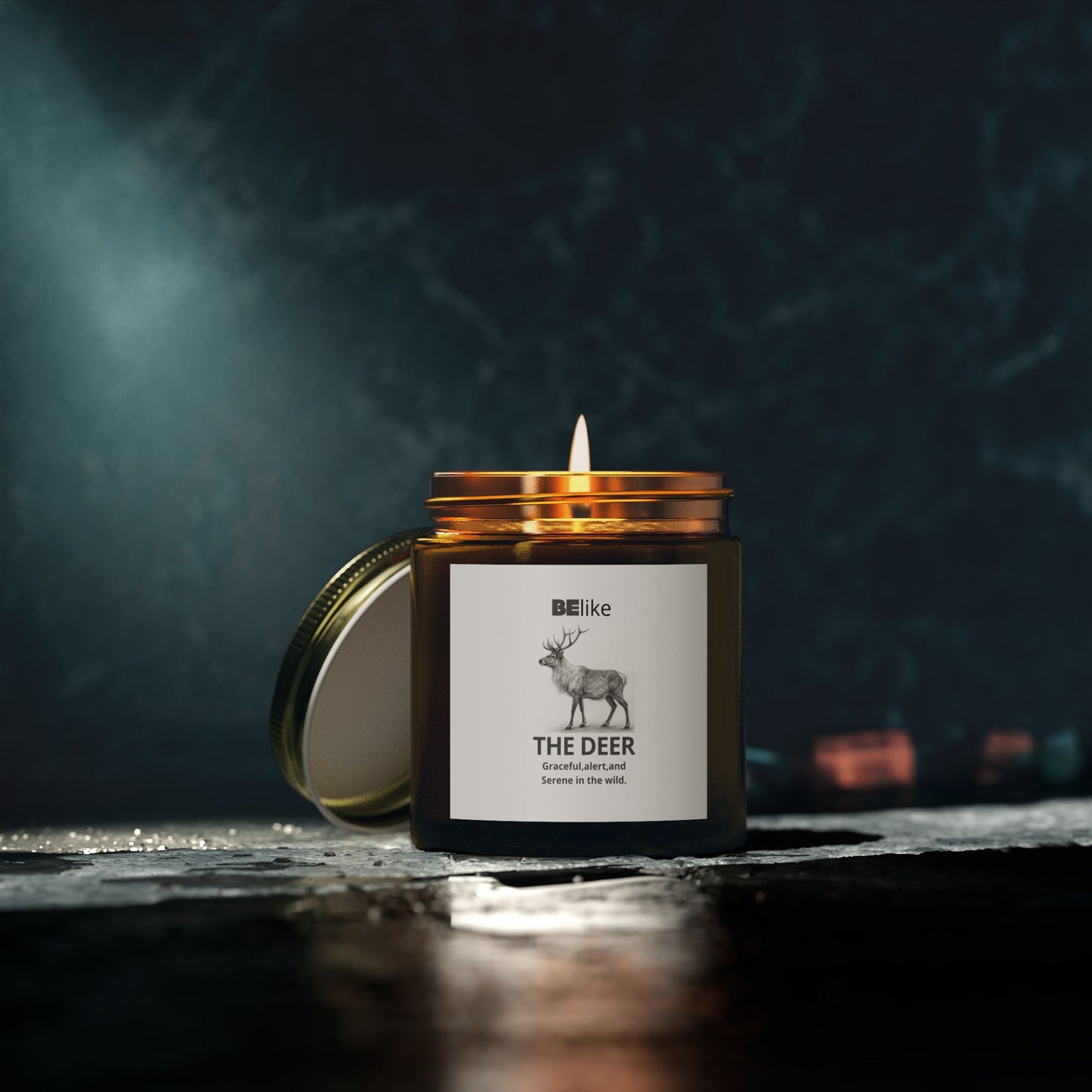 BElike The Deer Scented Candle - Coconut Apricot Wax (4oz, 9oz)