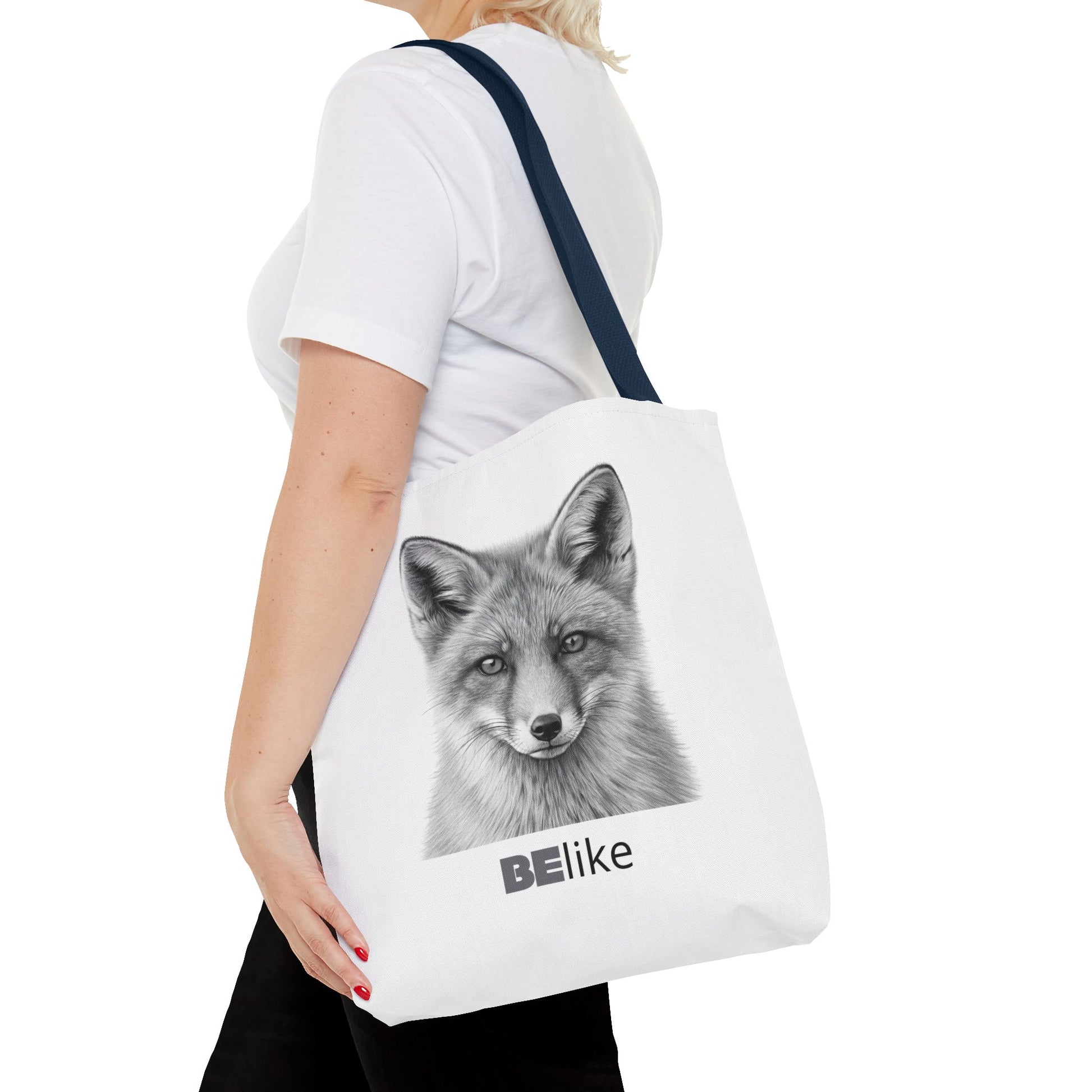 BElike the Fox Tote Bag | Inspirational Spirit Animal Tote | BElike.store