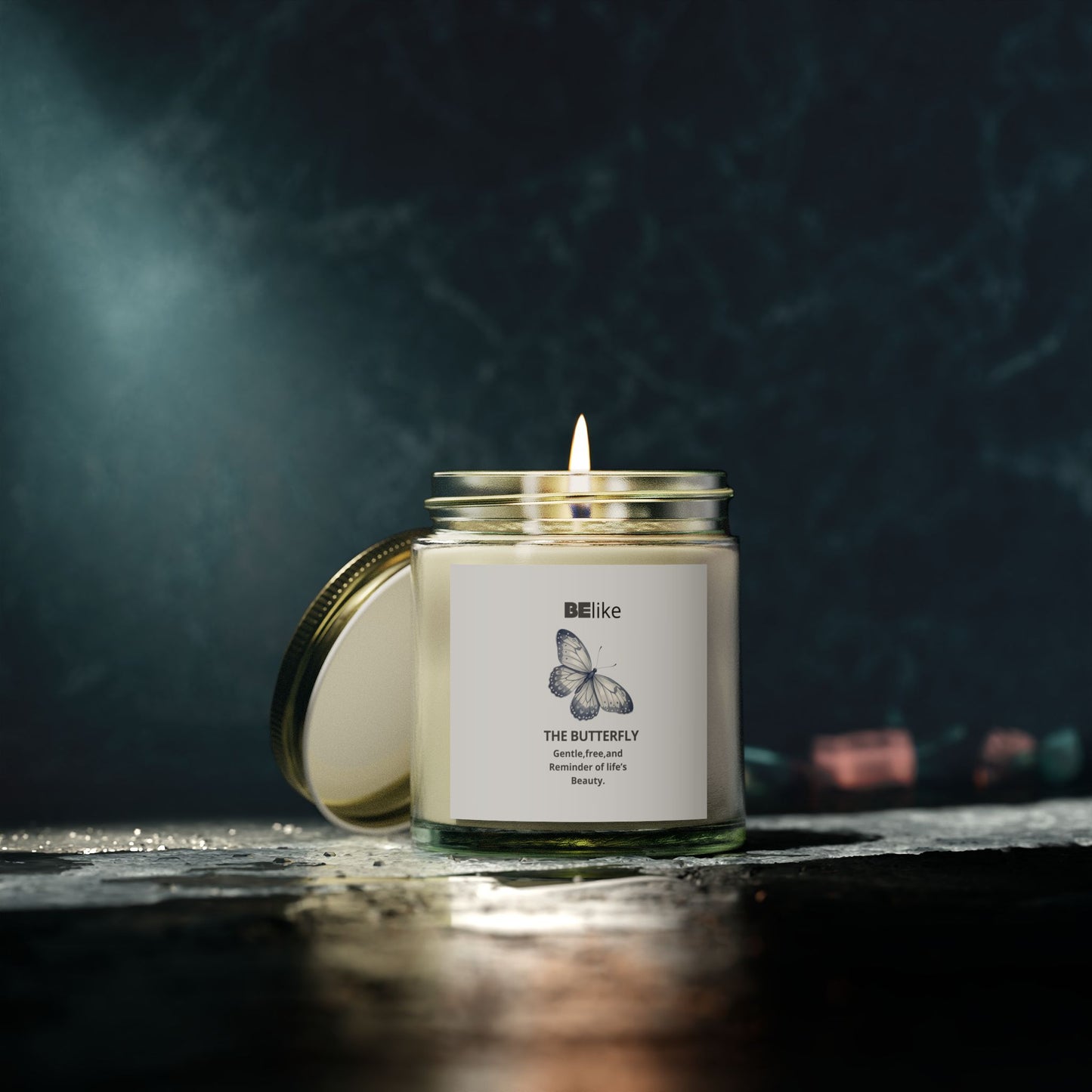 BElike The Butterfly Scented Candle - Coconut Apricot Wax (4oz, 9oz)