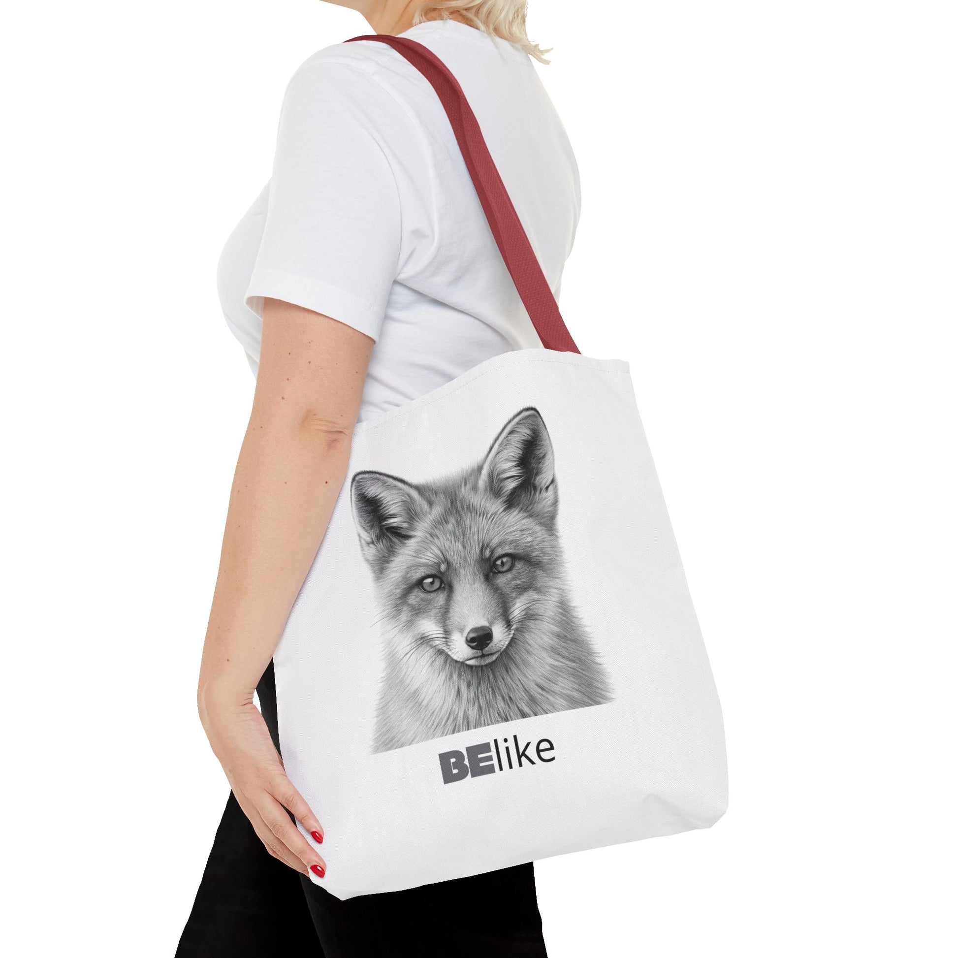 BElike the Fox Tote Bag | Inspirational Spirit Animal Tote | BElike.store