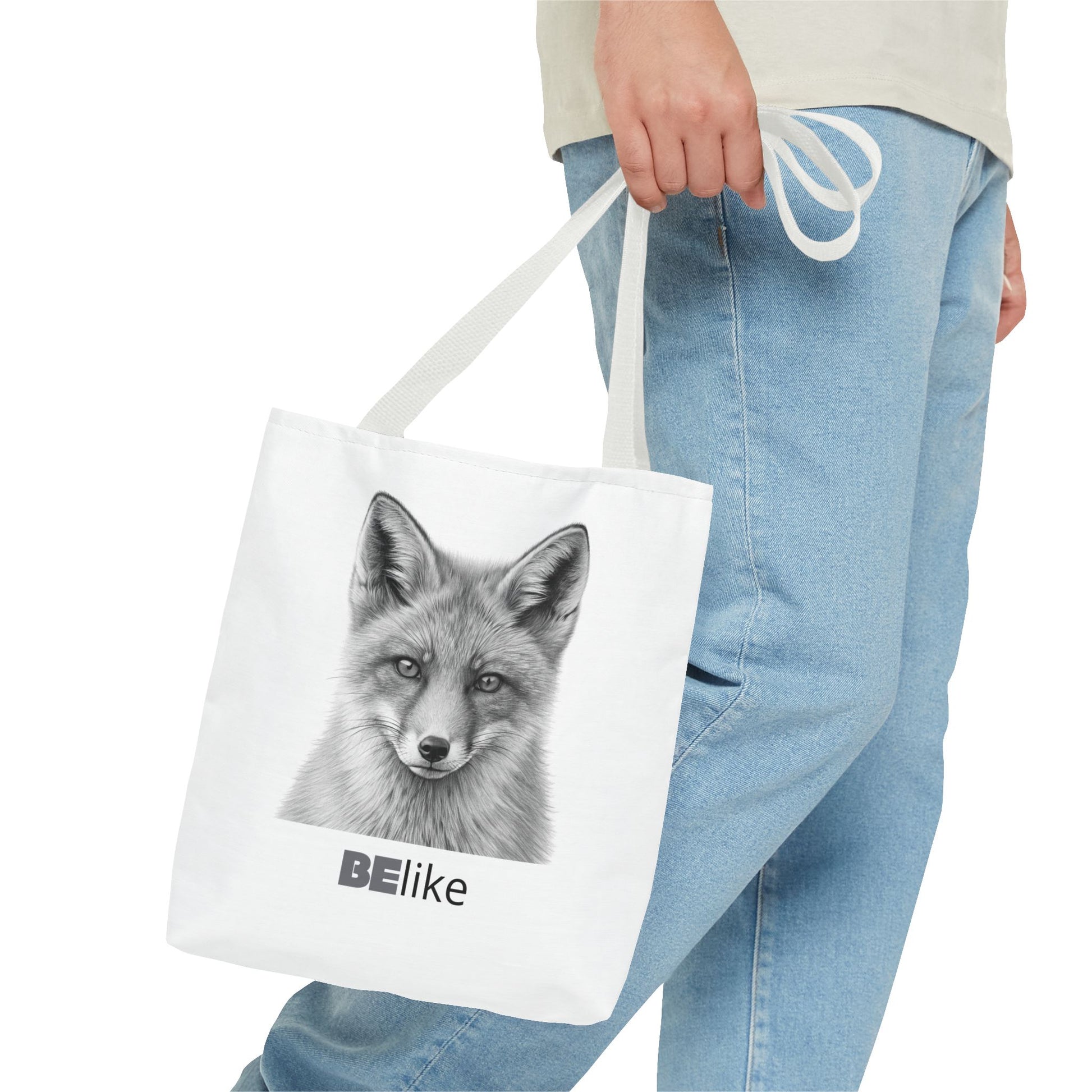 BElike the Fox Tote Bag | Inspirational Spirit Animal Tote | BElike.store