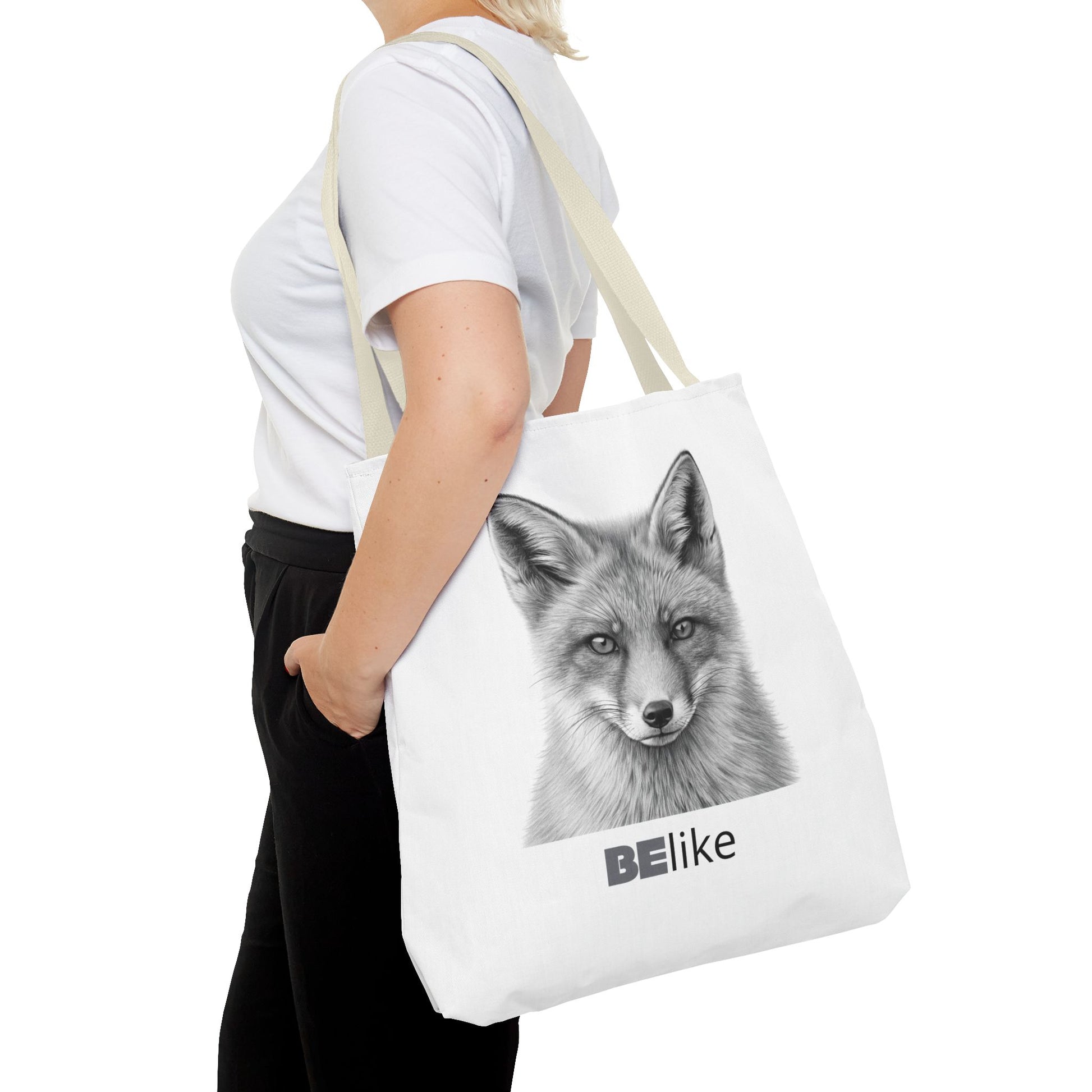 BElike the Fox Tote Bag | Inspirational Spirit Animal Tote | BElike.store