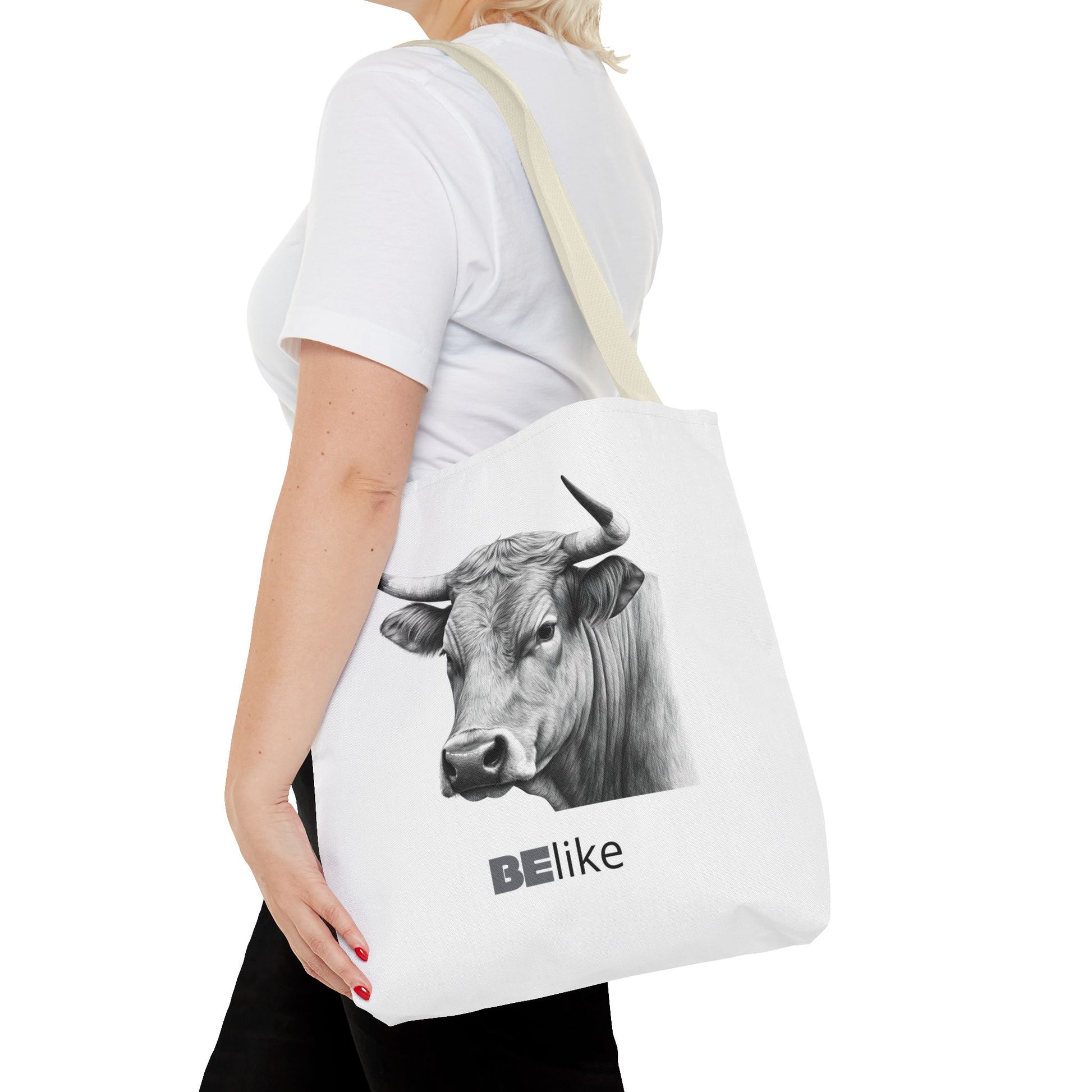 BElike the Bull Tote Bag | Strong & Stylish Animal Spirit Bag | BElike.store