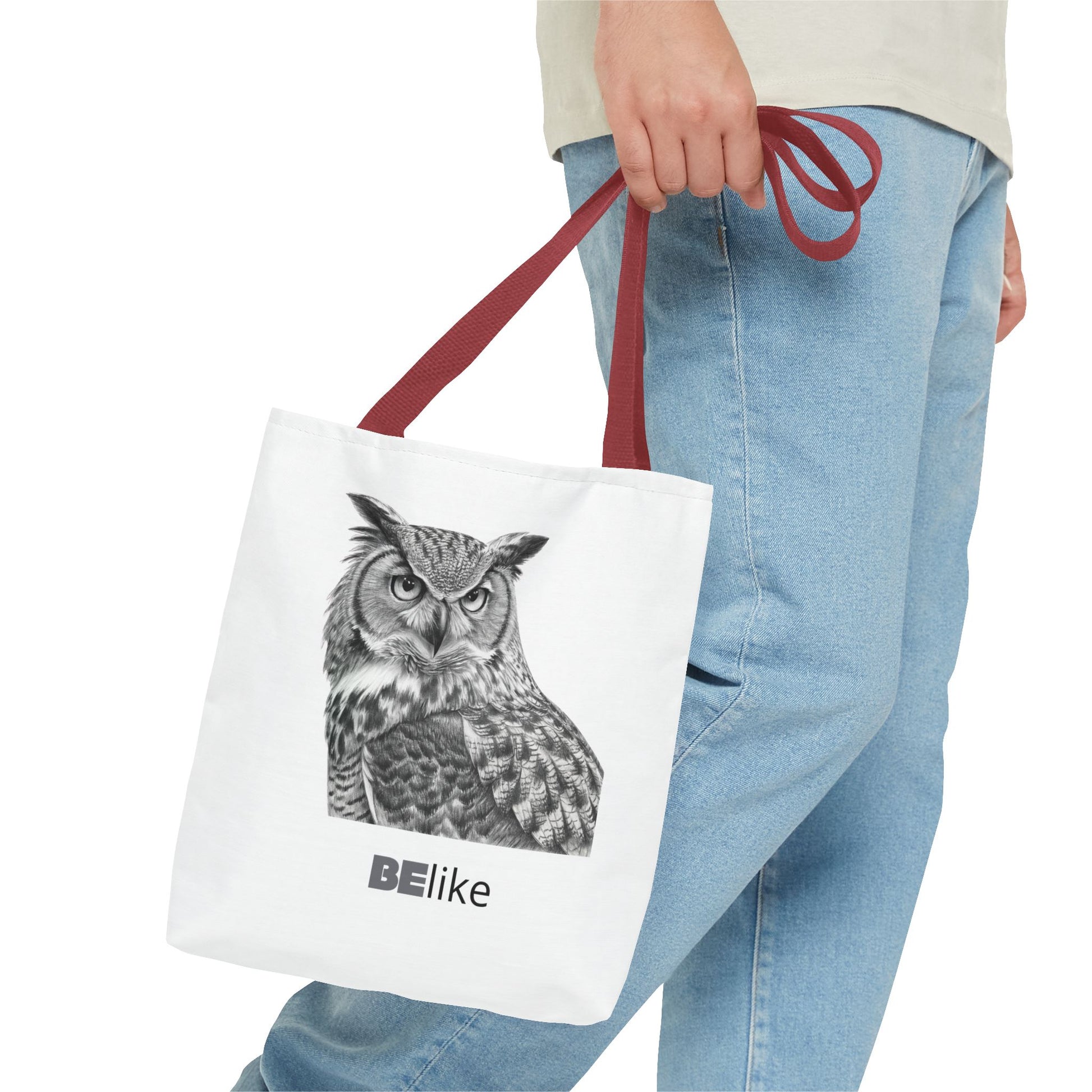 BElike the Owl Tote Bag | Patience & Purpose On the Go | BElike.store