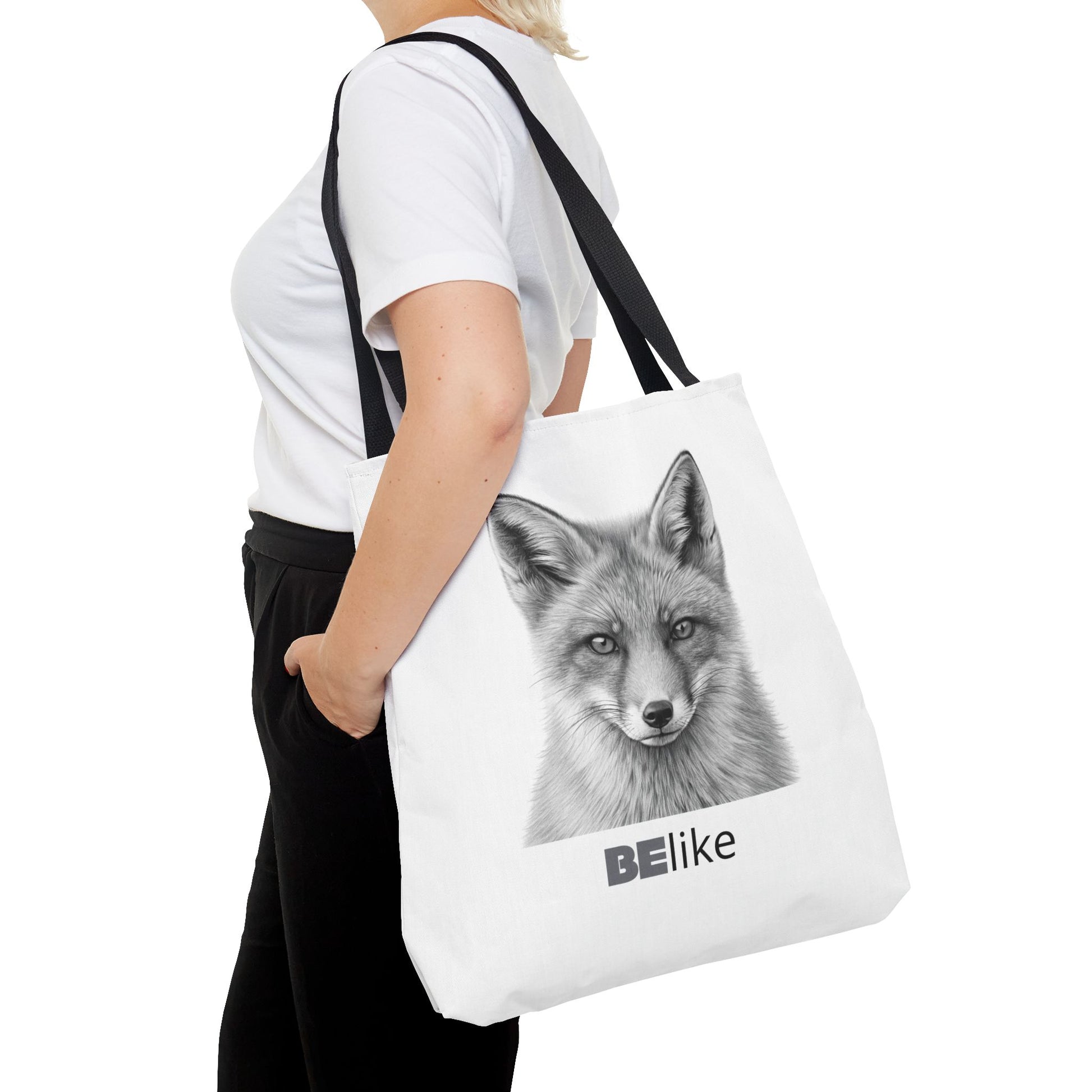 BElike the Fox Tote Bag | Inspirational Spirit Animal Tote | BElike.store