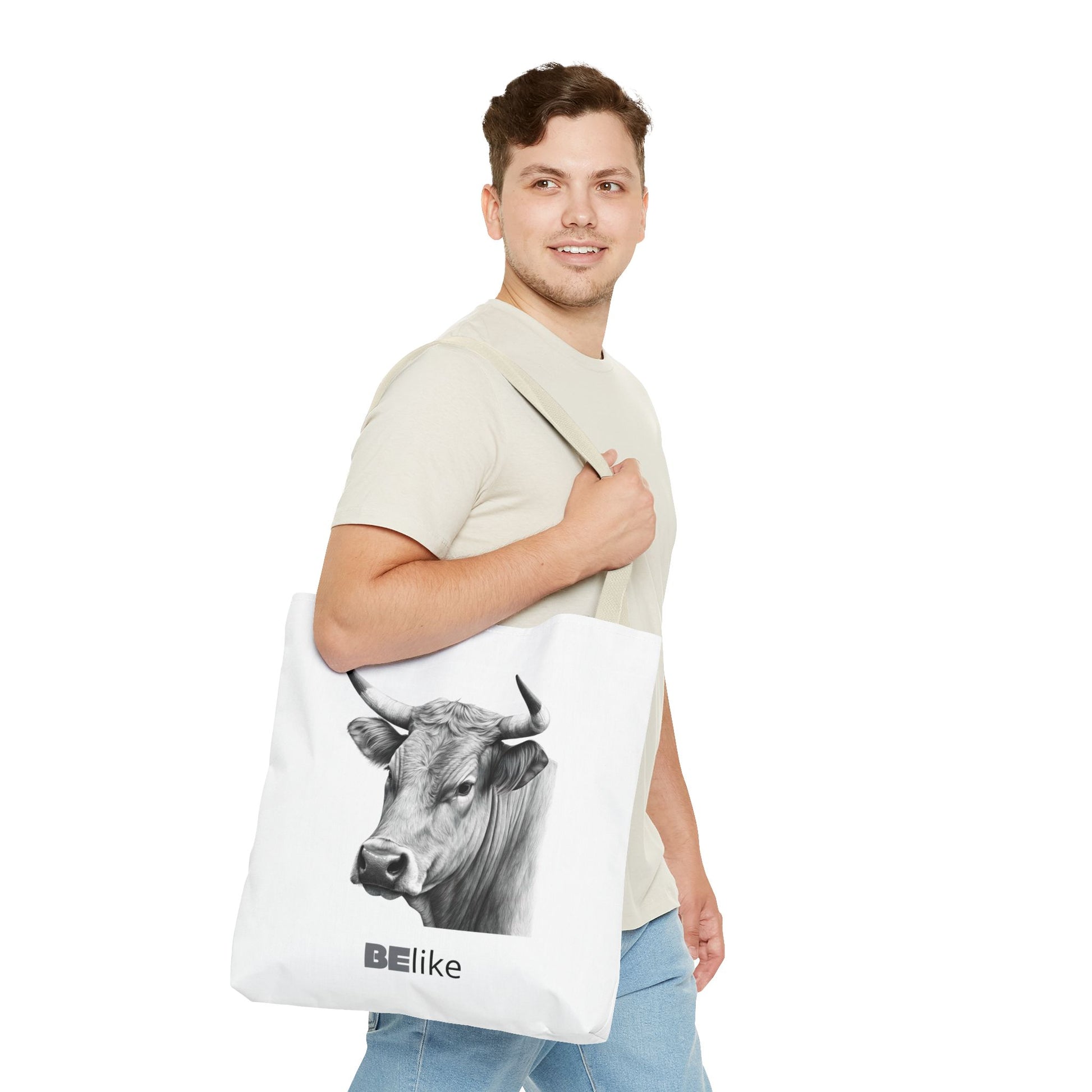 BElike the Bull Tote Bag | Strong & Stylish Animal Spirit Bag | BElike.store