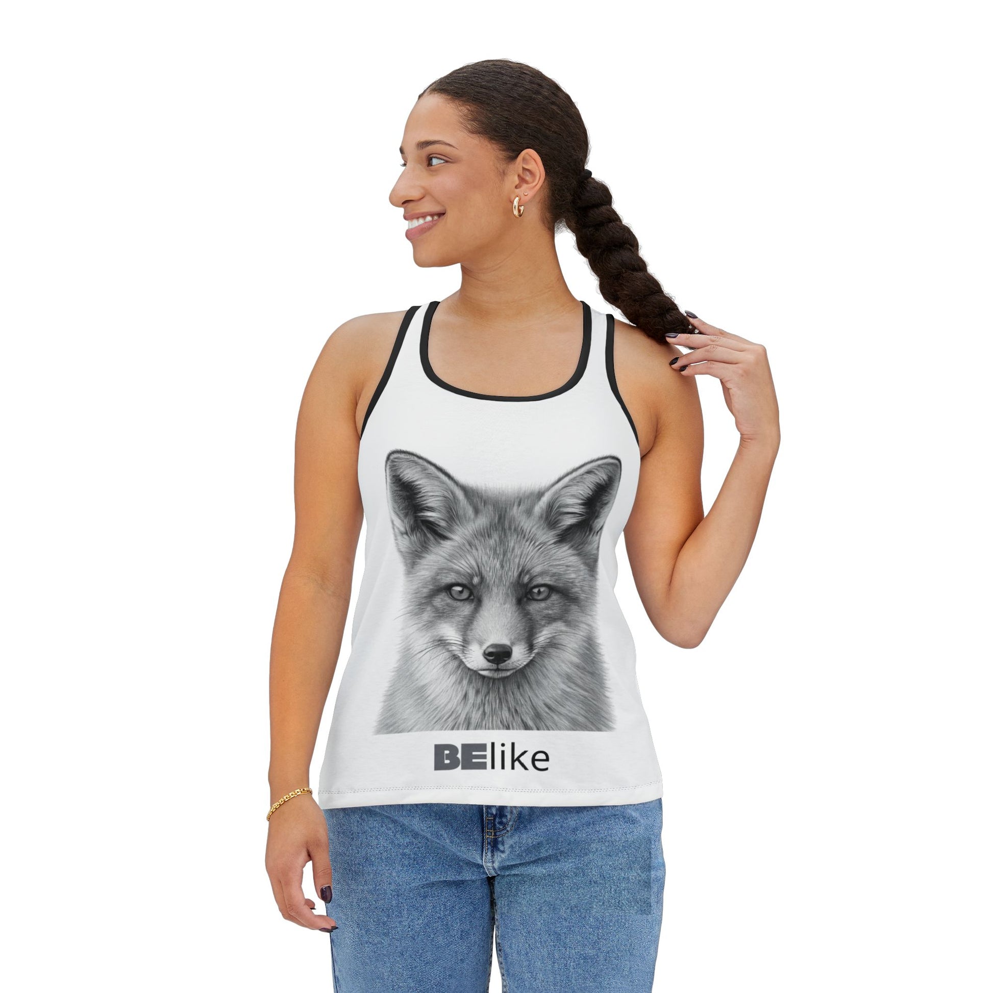 BElike the Fox Women's Tank Top | Inspirational Spirit Animal Apparel | BElike.store