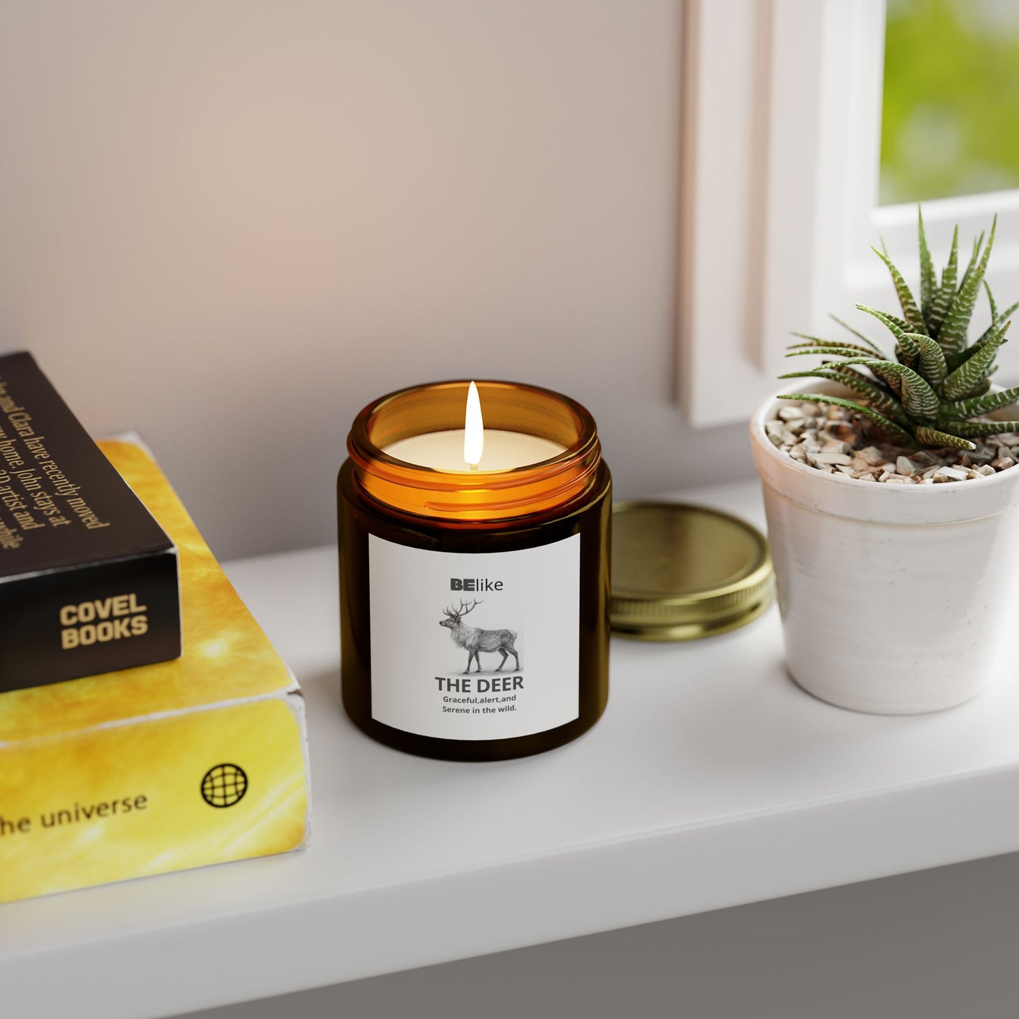 BElike The Deer Scented Candle - Coconut Apricot Wax (4oz, 9oz)