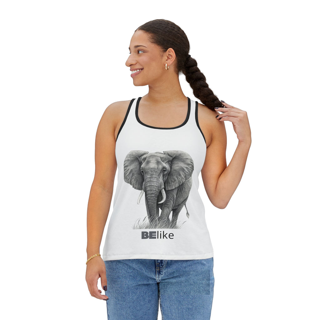BElike the Elephant Women’s Tank Top | Calm Strength & Wisdom | BElike.store