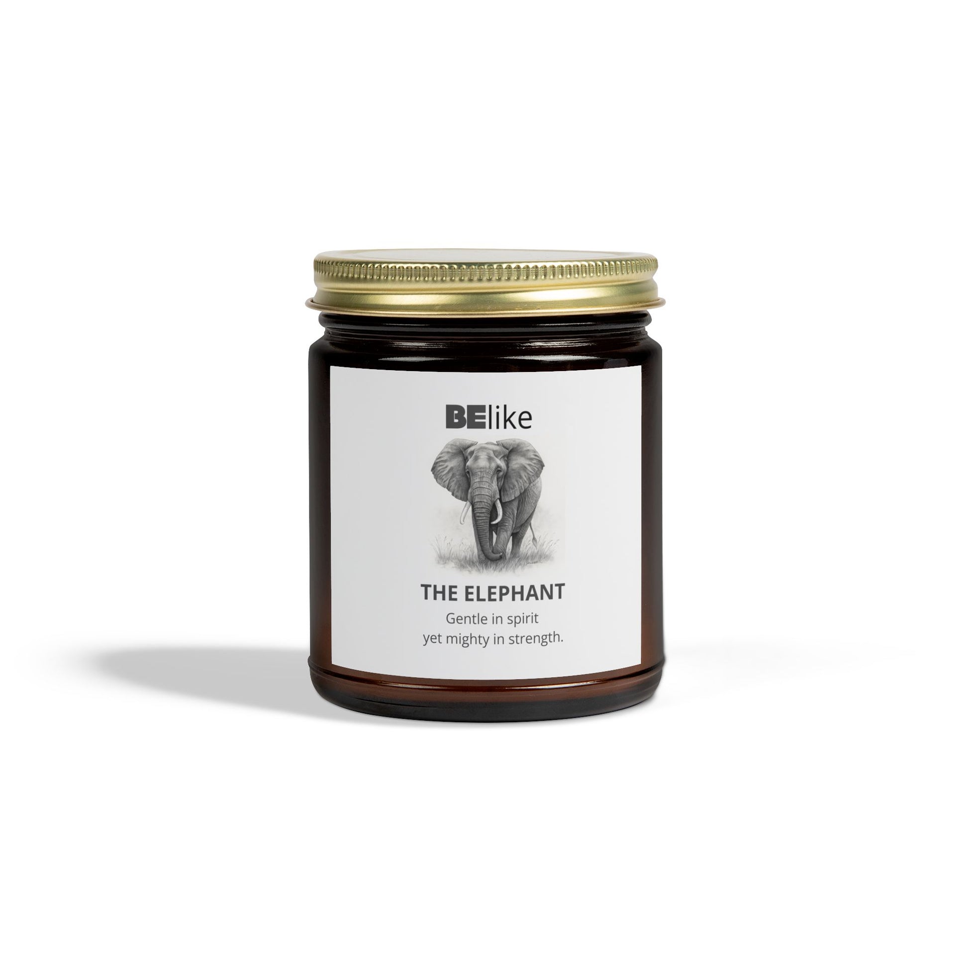 BElike The Elephant Scented Candle - Coconut Apricot Wax (4oz, 9oz)