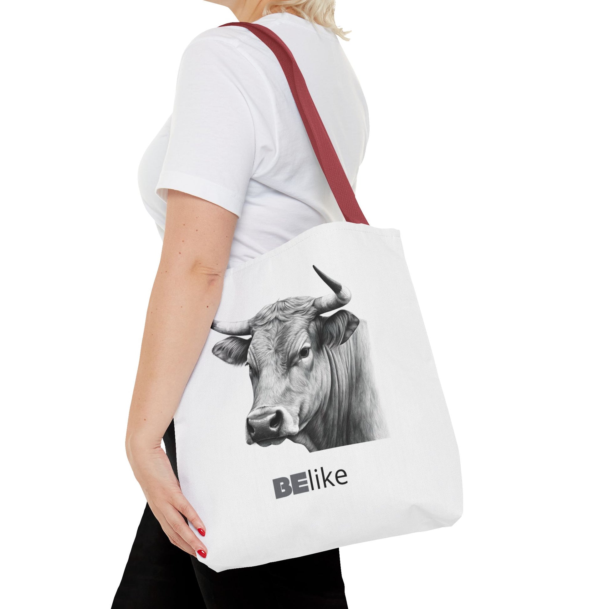 BElike the Bull Tote Bag | Strong & Stylish Animal Spirit Bag | BElike.store