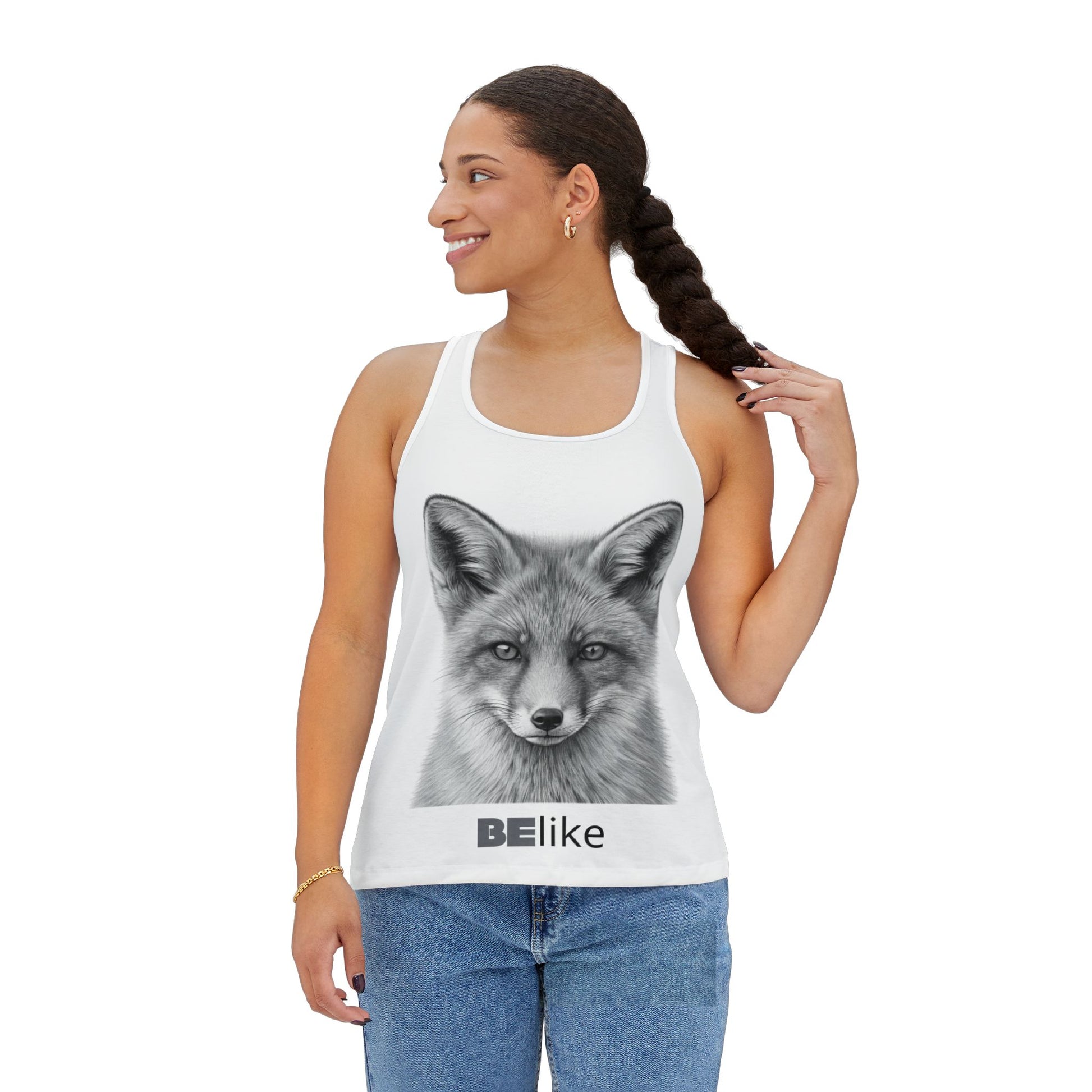 BElike the Fox Women's Tank Top | Inspirational Spirit Animal Apparel | BElike.store