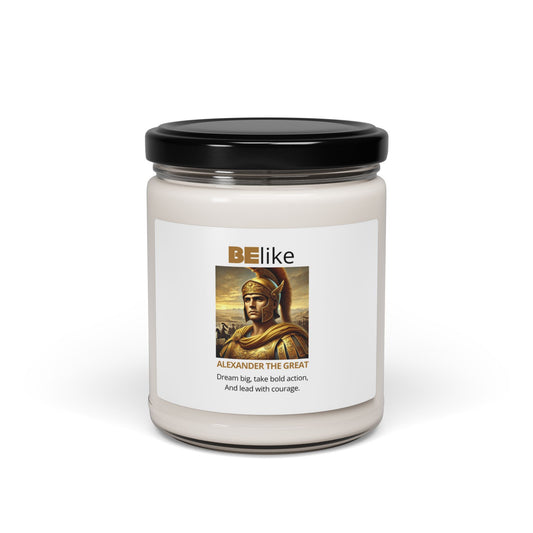 BElike Alexander The Great Inspirational Scented Soy Candle