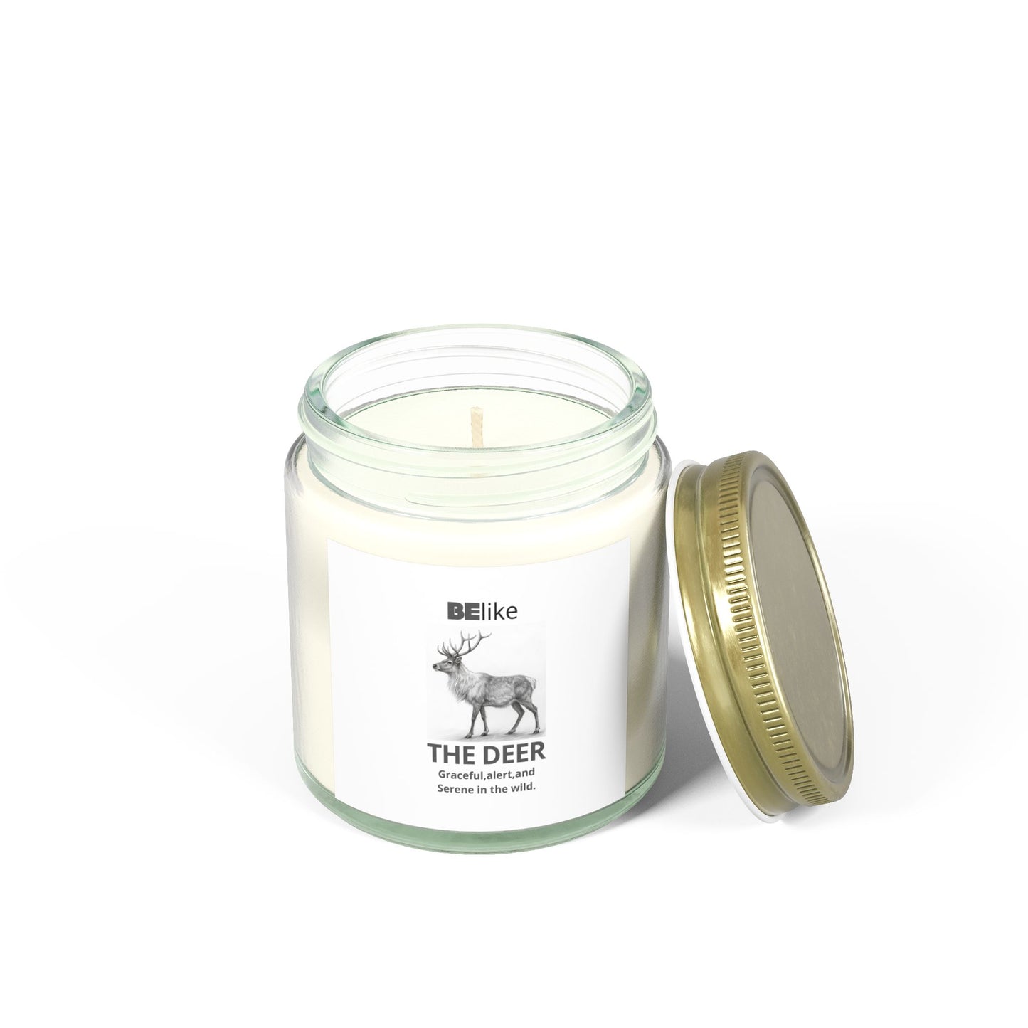 BElike The Deer Scented Candle - Coconut Apricot Wax (4oz, 9oz)