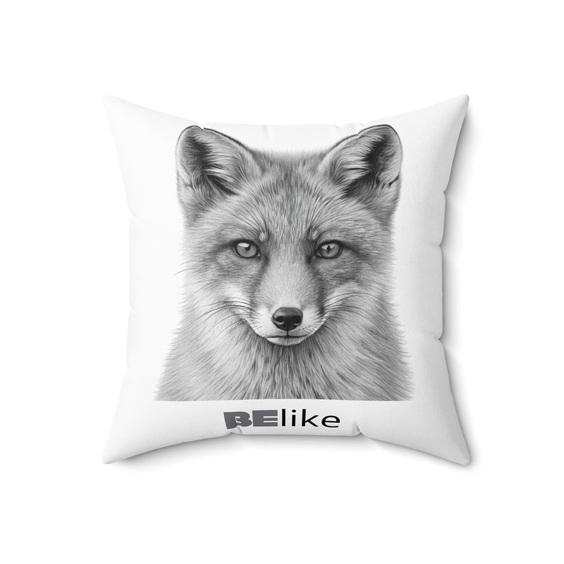 BElike the Fox Throw Pillow | Spirit Animal Home Decor | BElike.store