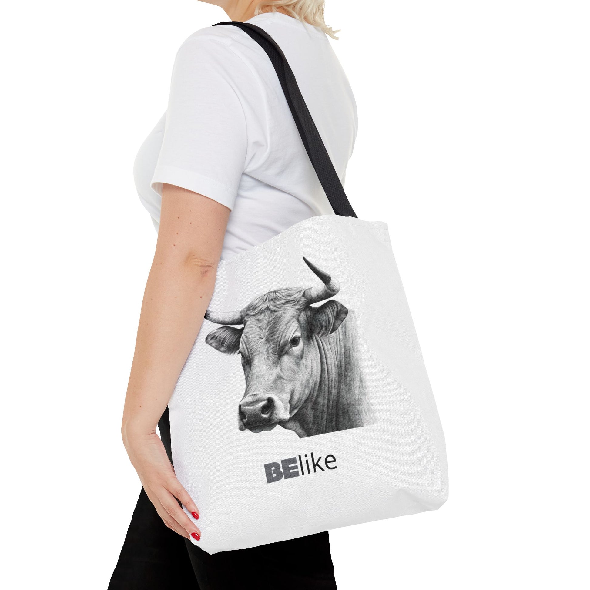 BElike the Bull Tote Bag | Strong & Stylish Animal Spirit Bag | BElike.store