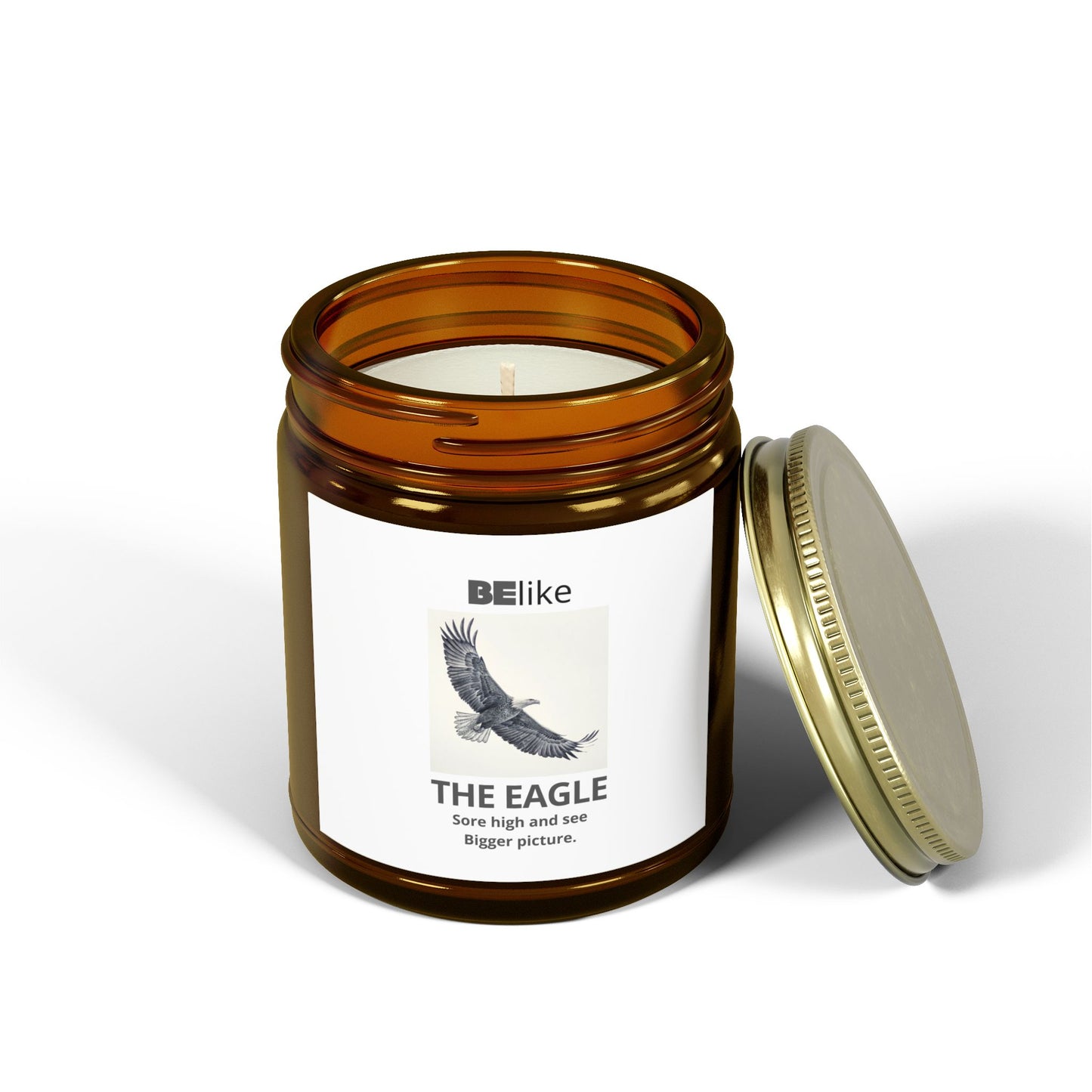 BElike The Eagle Scented Candle - Coconut Apricot Wax (4oz, 9oz)