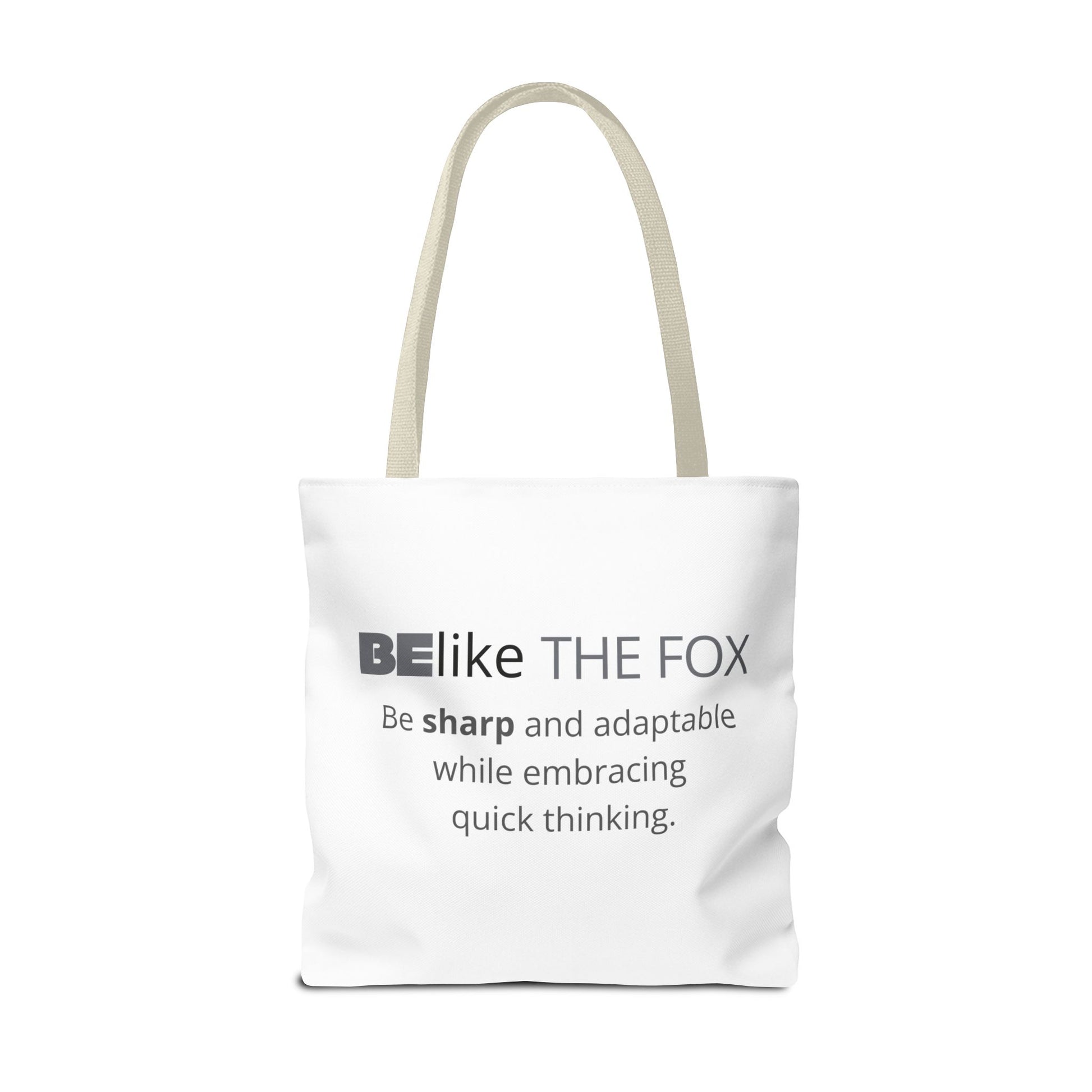 BElike the Fox Tote Bag | Inspirational Spirit Animal Tote | BElike.store