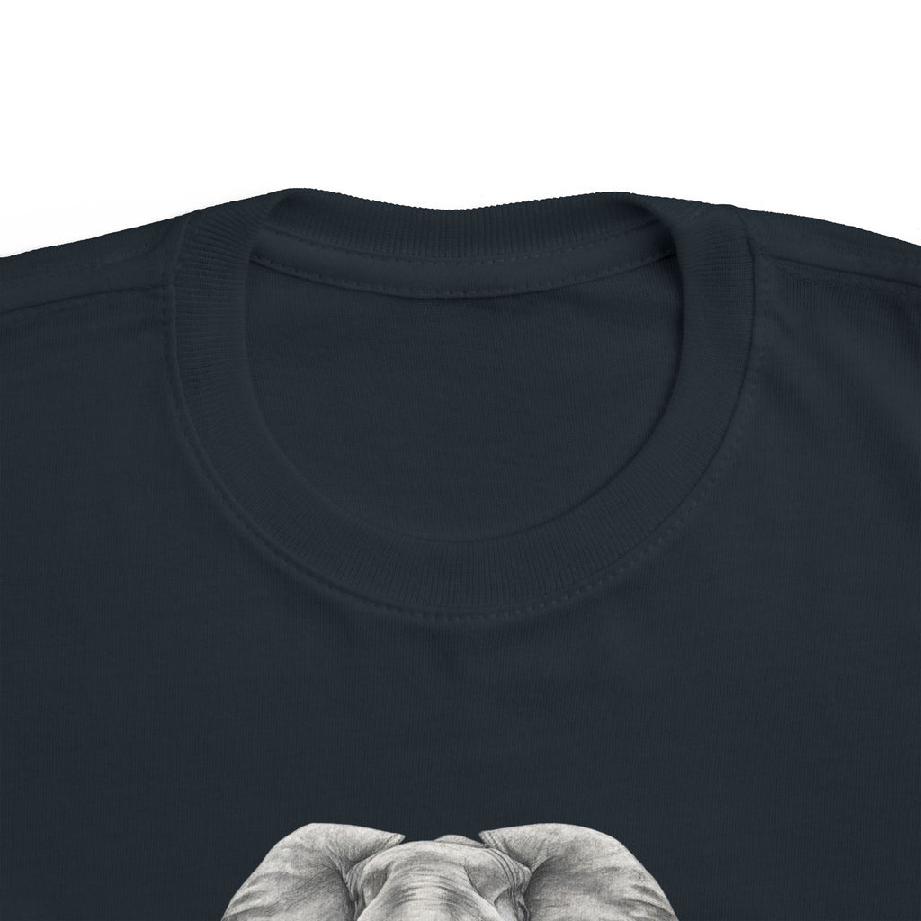 BElike the Elephant toddler shirt with minimalist design