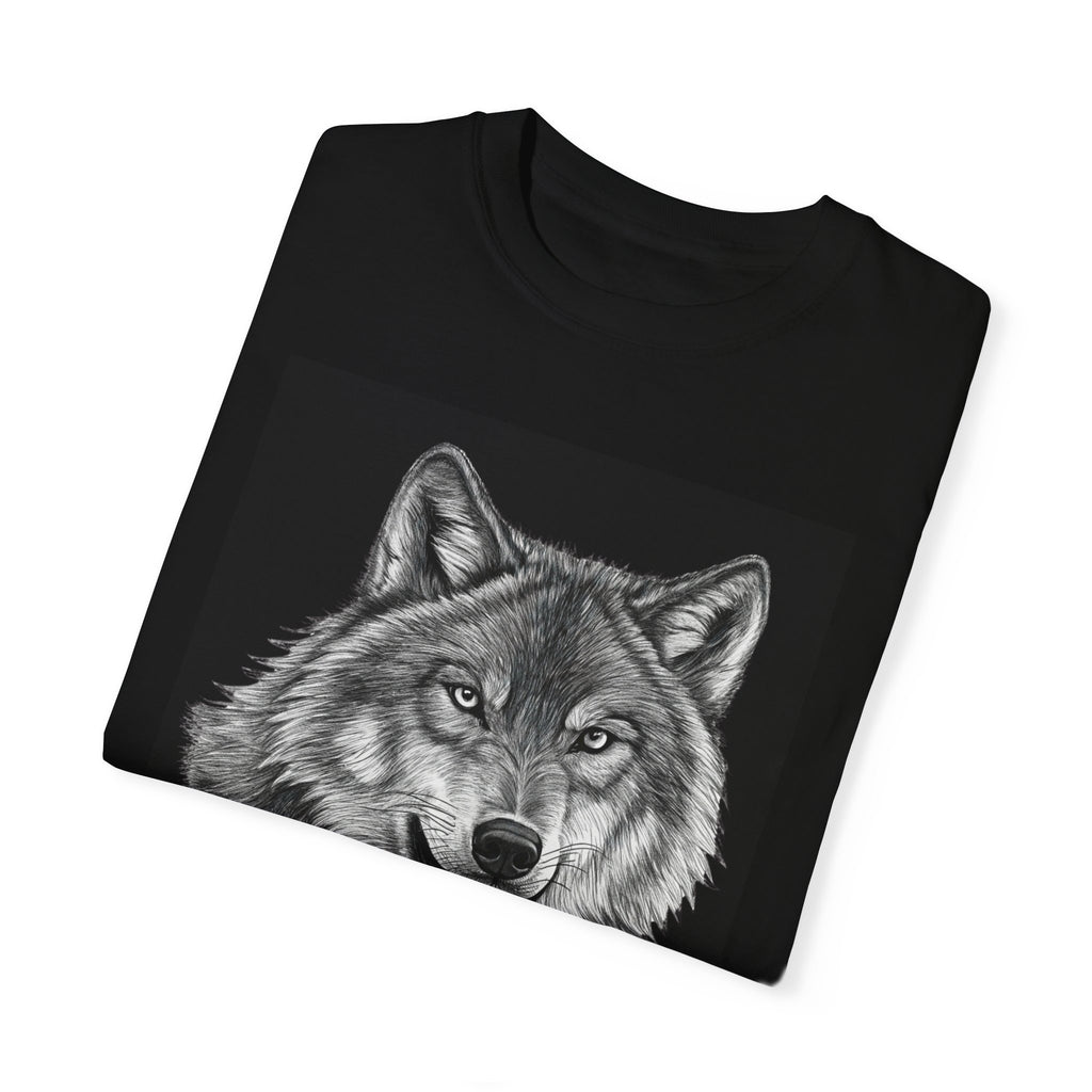 Black and White Unisex Wolf Shirt – BElike.store