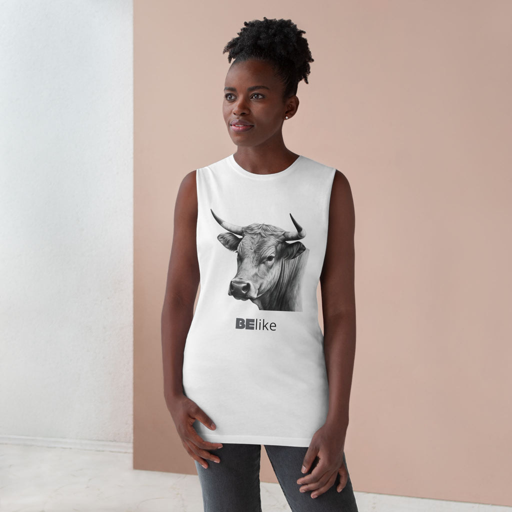 BElike the Bull quote sleeveless shirt