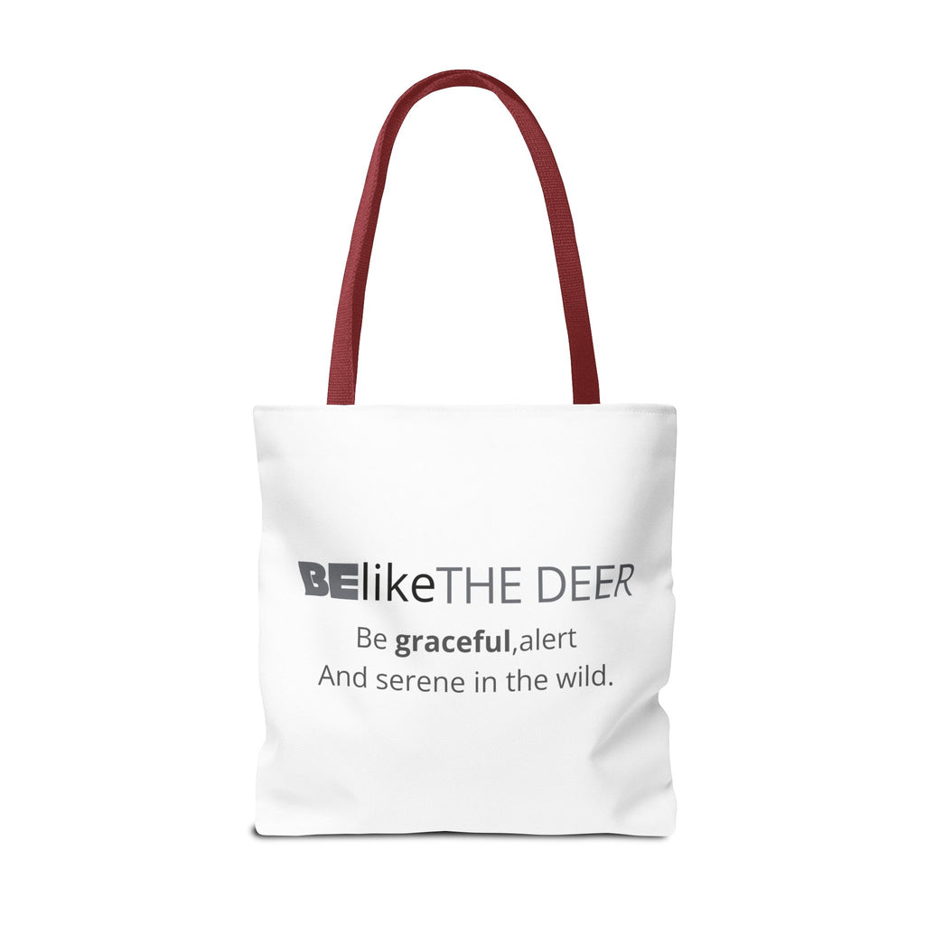 BElike the Deer Durable Tote for Mindful Living