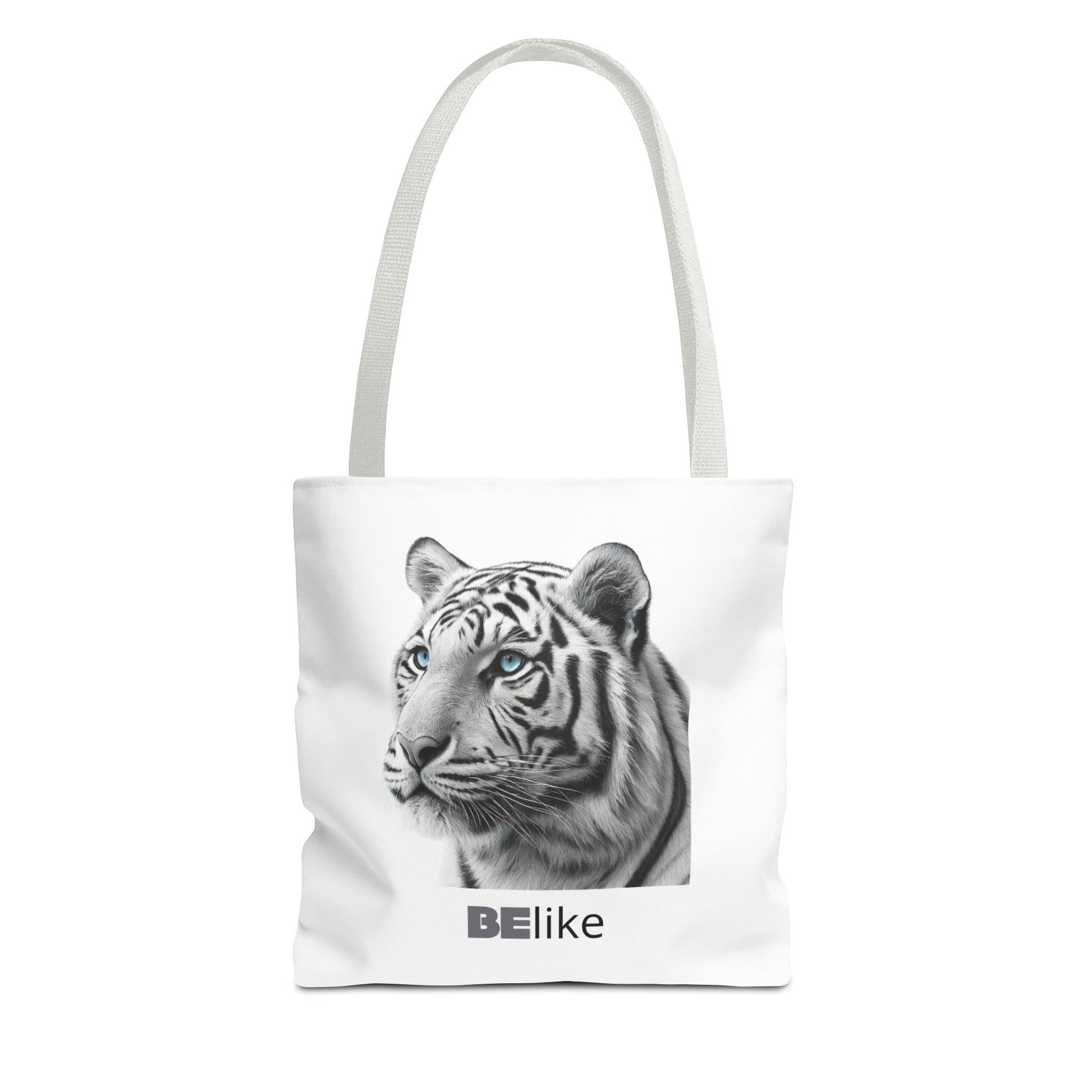 Empowering gift tote bag with tiger symbolism