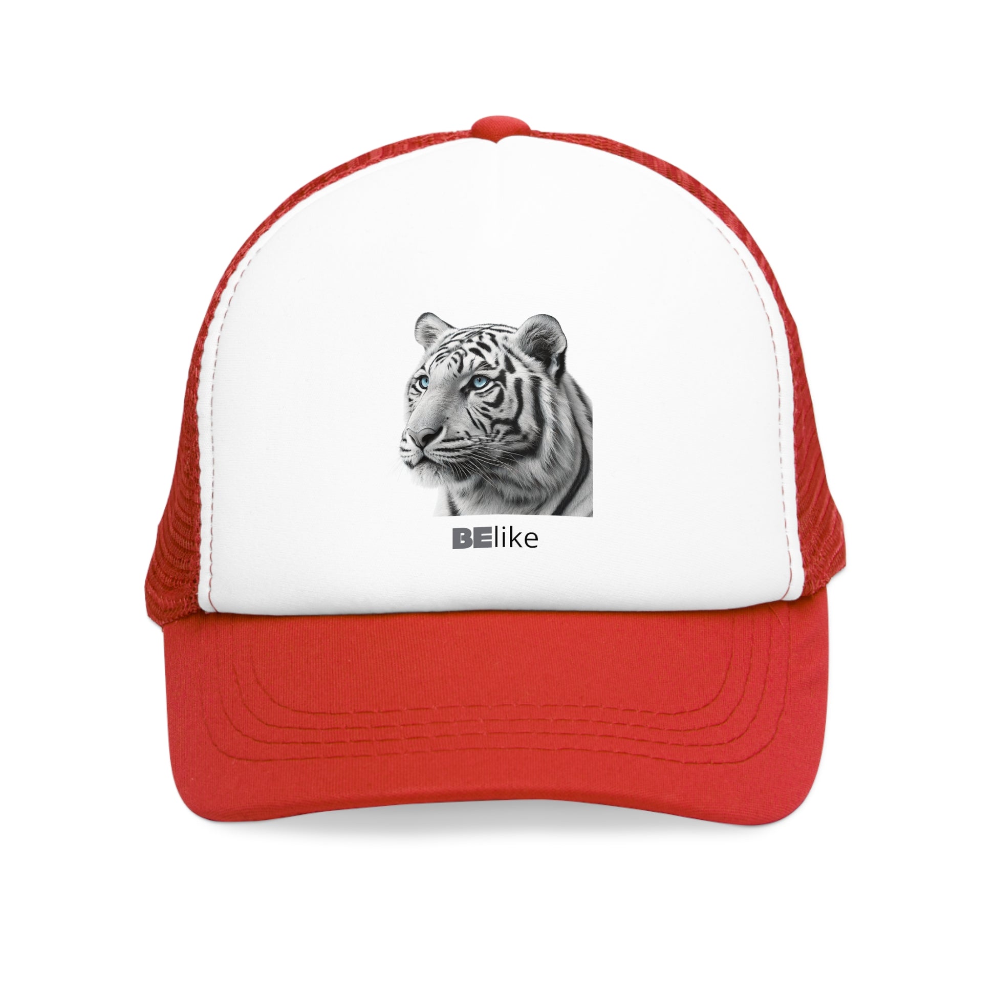 Gift cap for white tiger lovers and bold thinkers