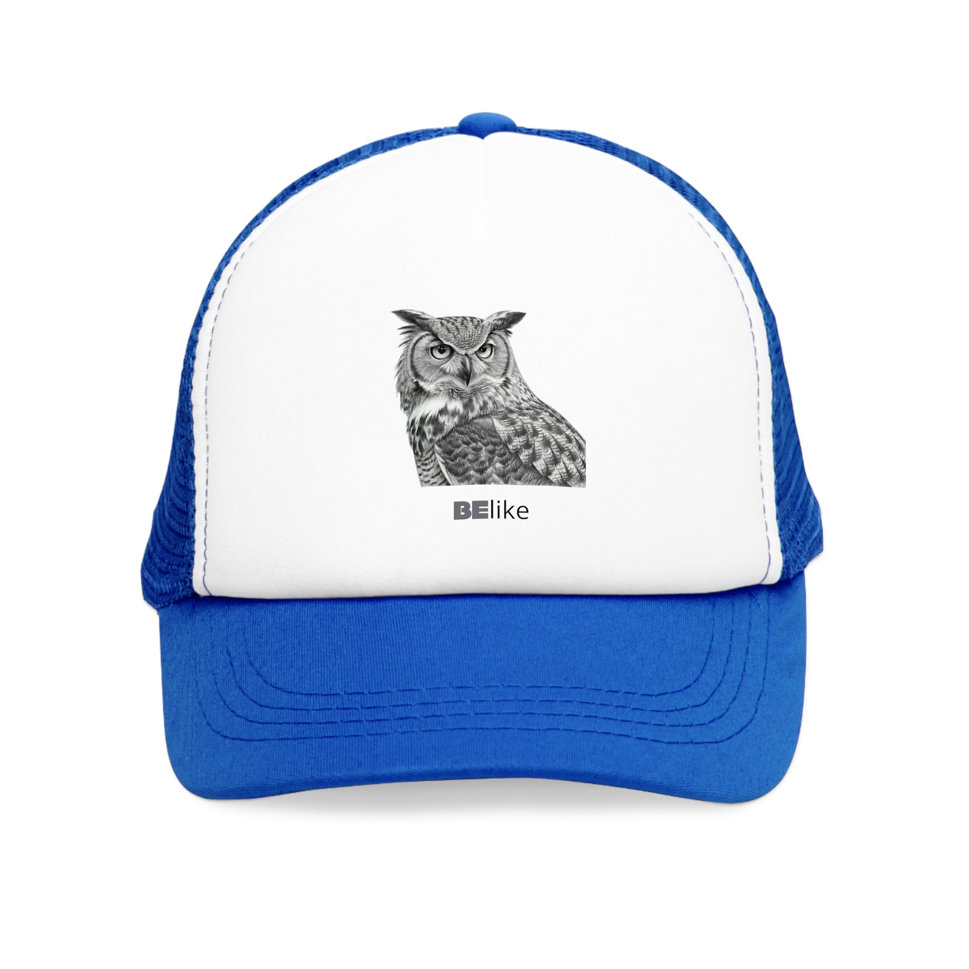 Inspirational animal owl spirit trucker hat