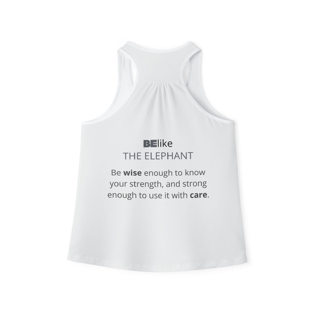 Inspirational elephant shirt in black and white
