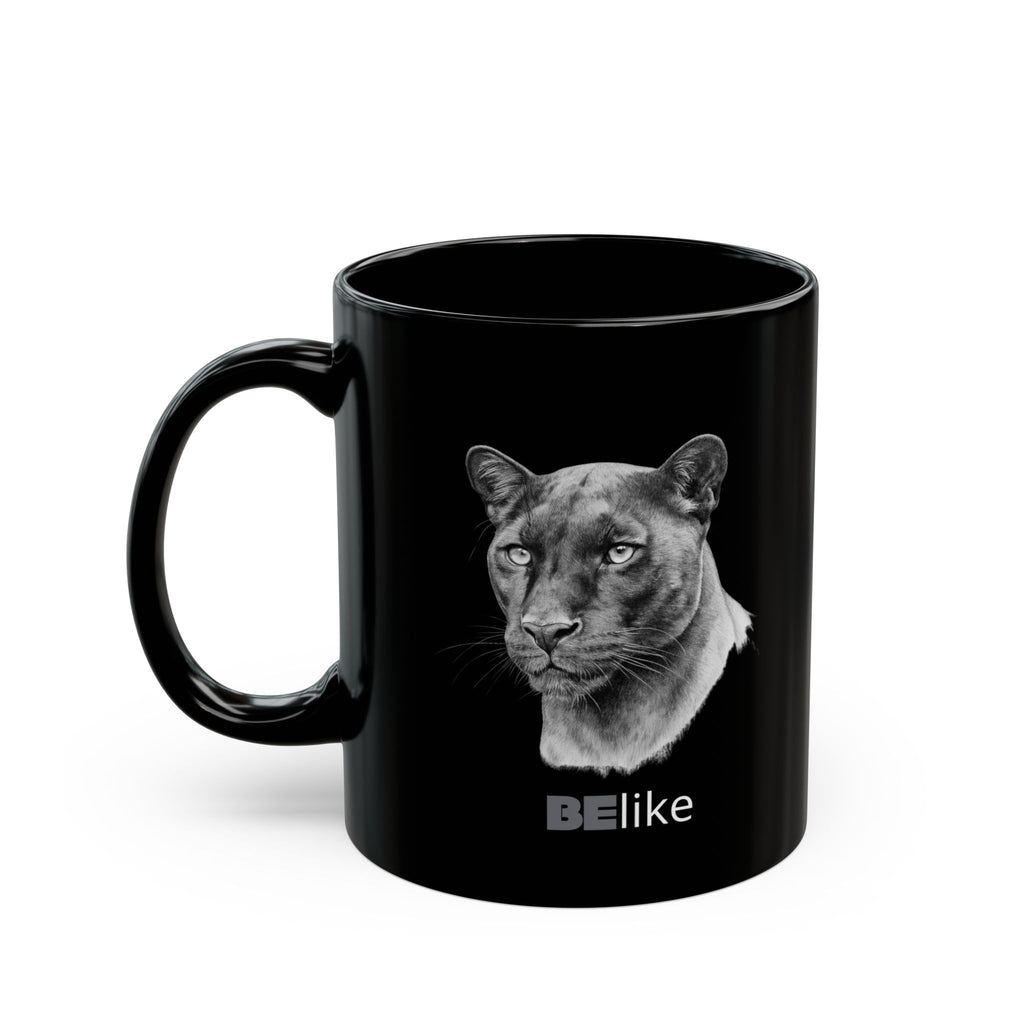 Motivational panther gift mug