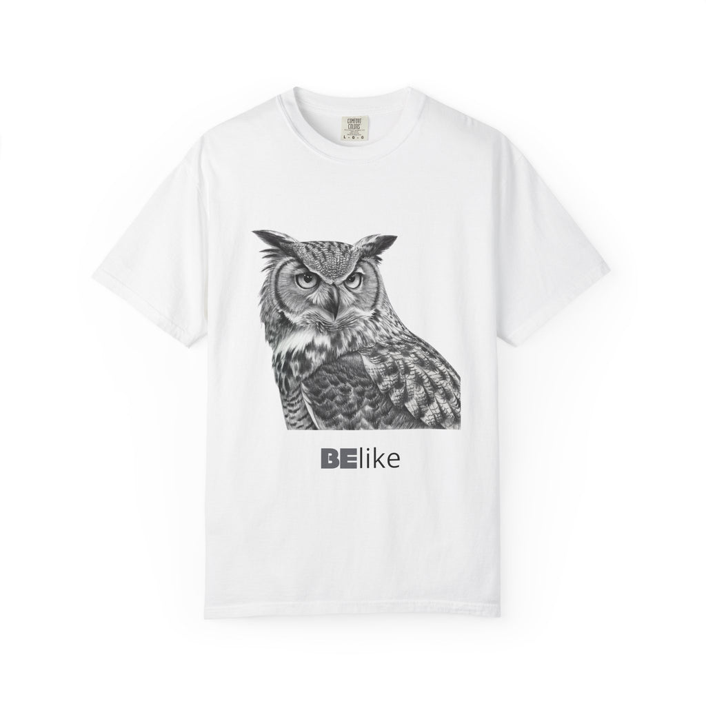 Owl unisex t-shirt with inspirational quote