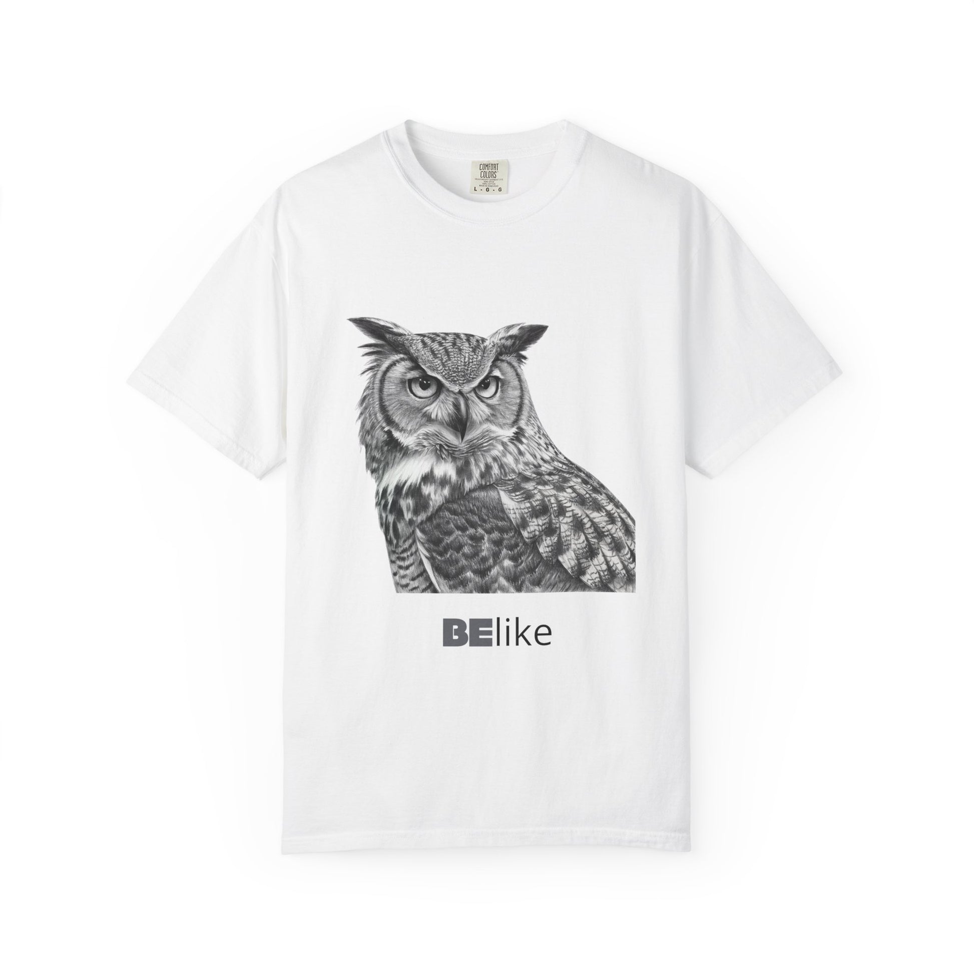 Owl unisex t-shirt with inspirational quote