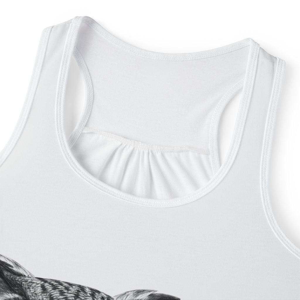 Spirit animal owl tank top for mindful living