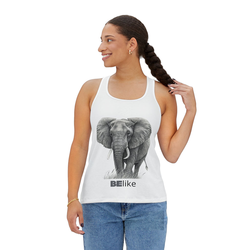 Strength and wisdom elephant tank top gift