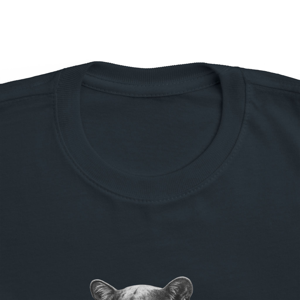 Toddler empowerment shirt with black panther art